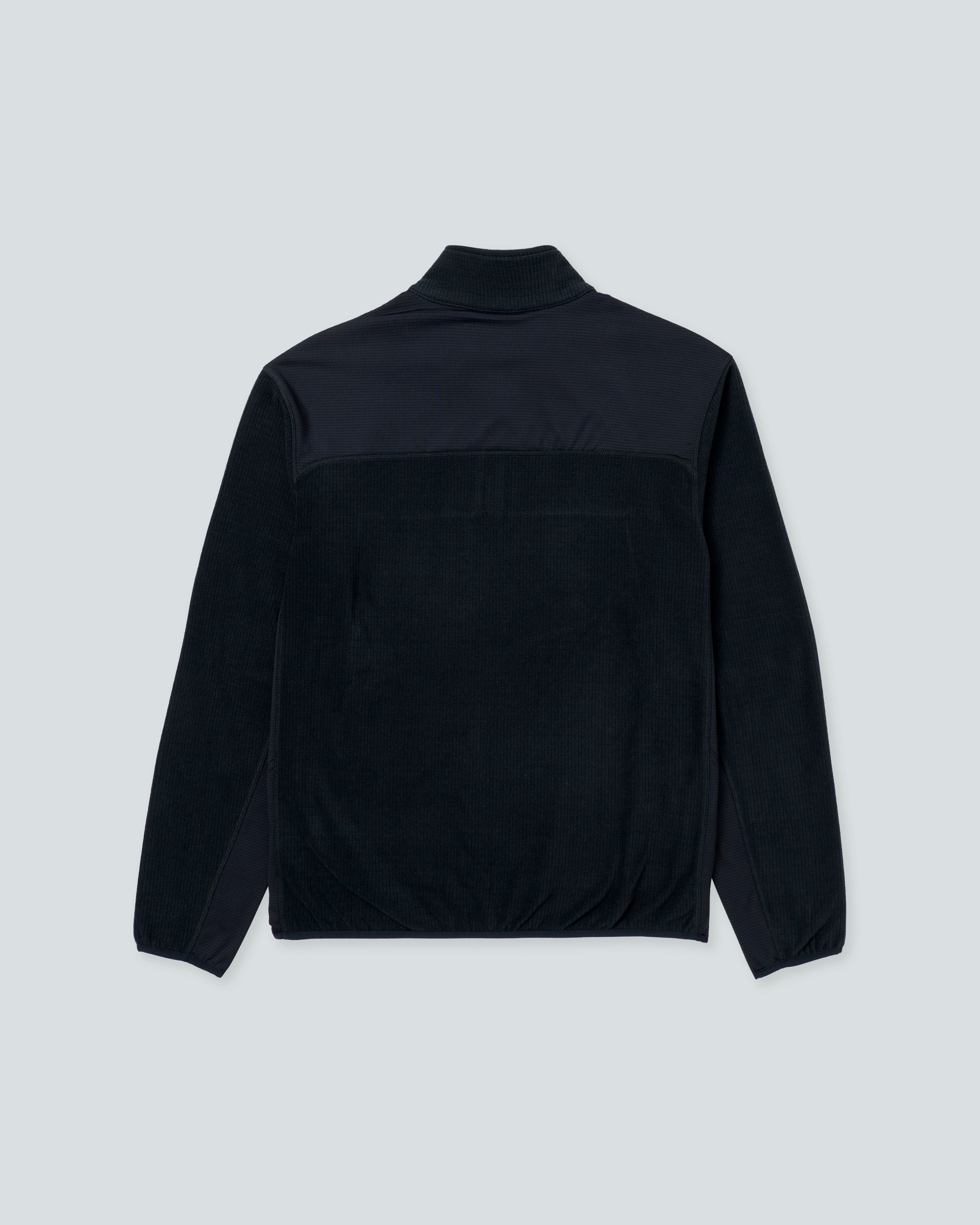 Sportcross Tech Fleece Jacket |Black| flat back