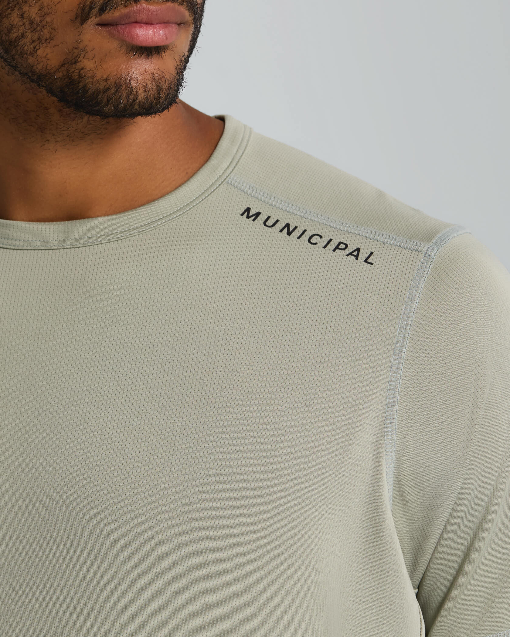 Sportcross Tech T-Shirt |Seagrass| logo