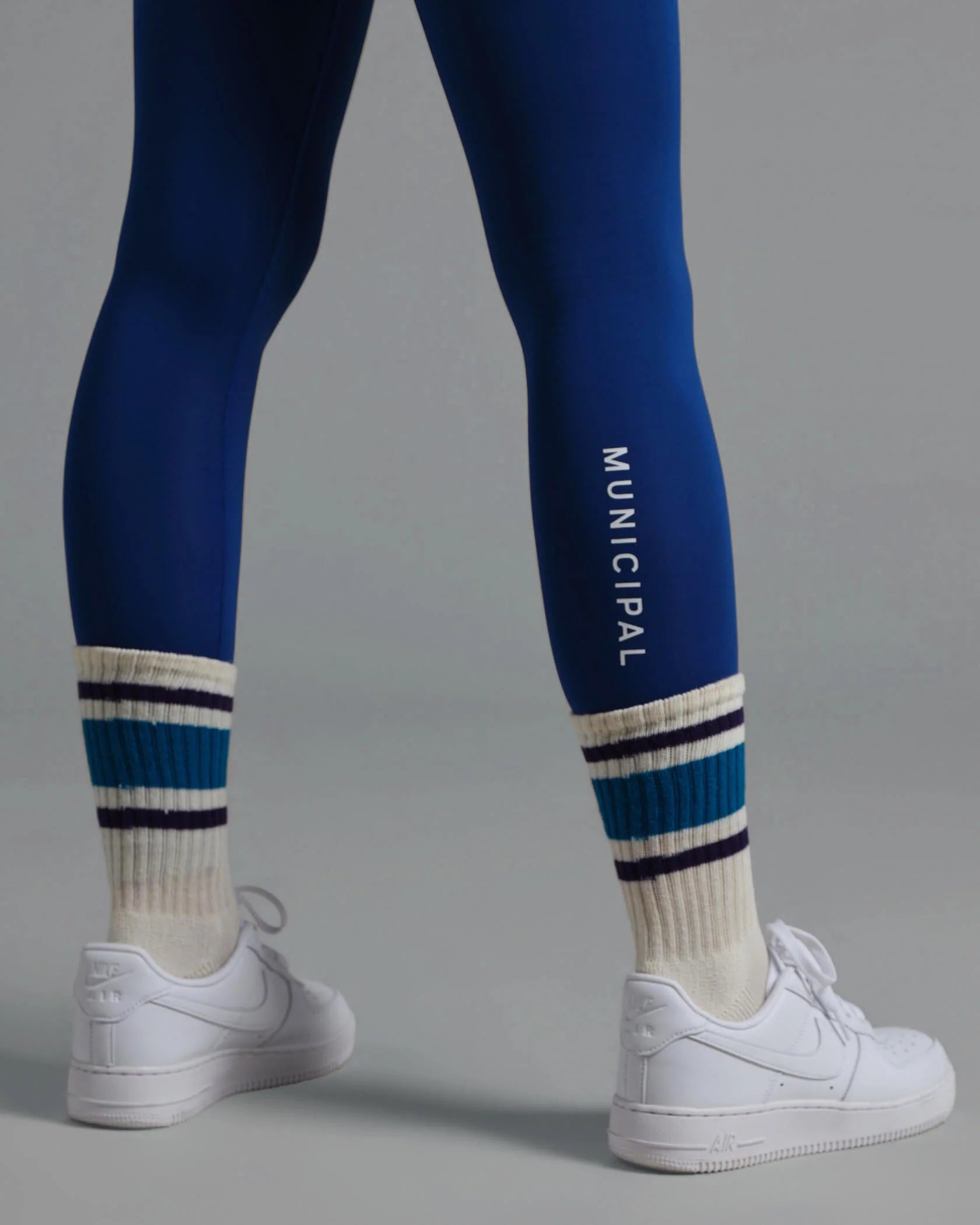 BOMBSHELL SPORTSWEAR KNEE HIGH SOCK Legging‼️  Blue and white socks, Bombshell  leggings, Comfortable leggings