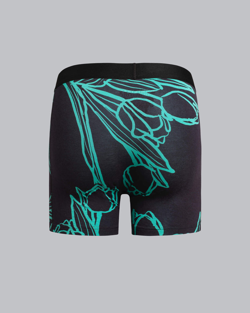 Underdog Boxer Brief in Aqua Scratch Art | MUNICIPAL