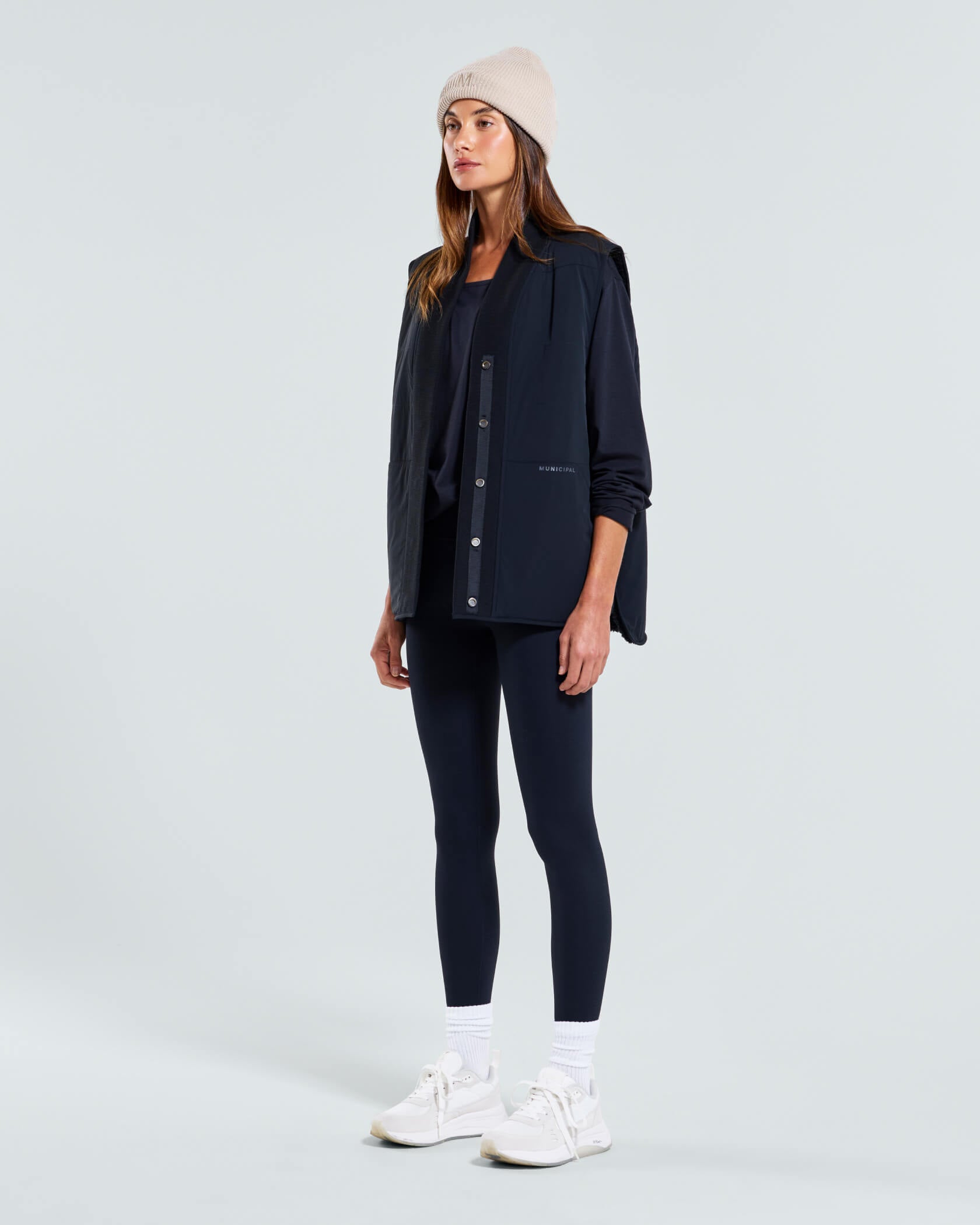 Women's Beacon Insulated Vest |Black| side
