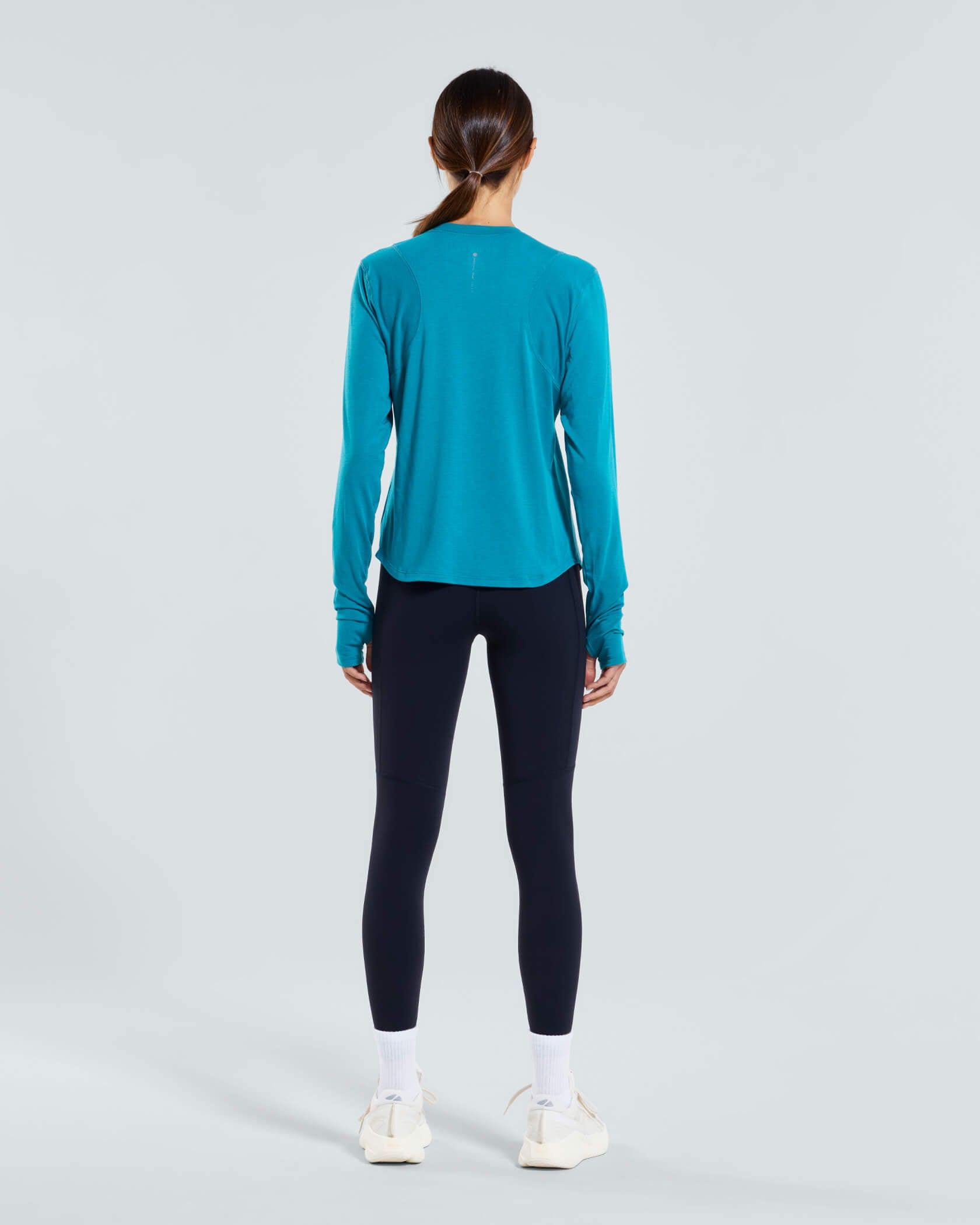 Women's 4AM. LS T-Shirt |Harbor| back
