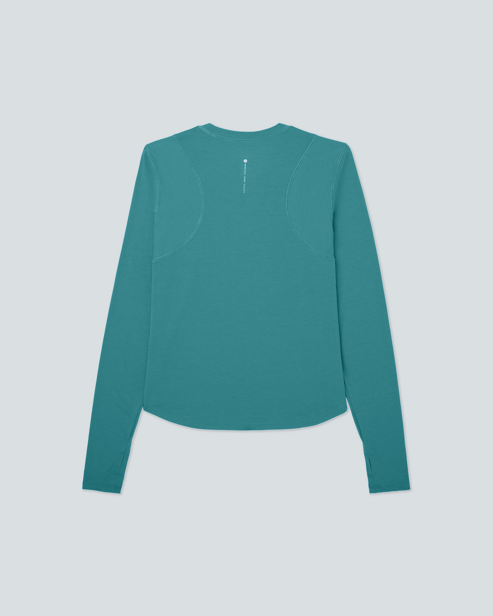 Women's 4AM. LS T-Shirt |Harbor| flat back