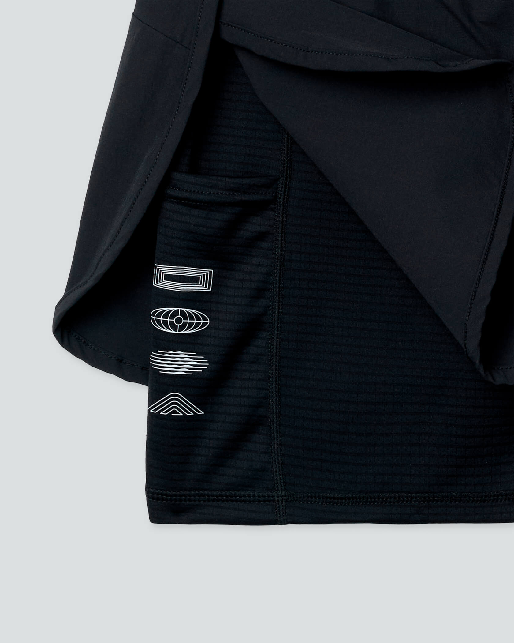 Women's 4AM. Shorts |Black| liner