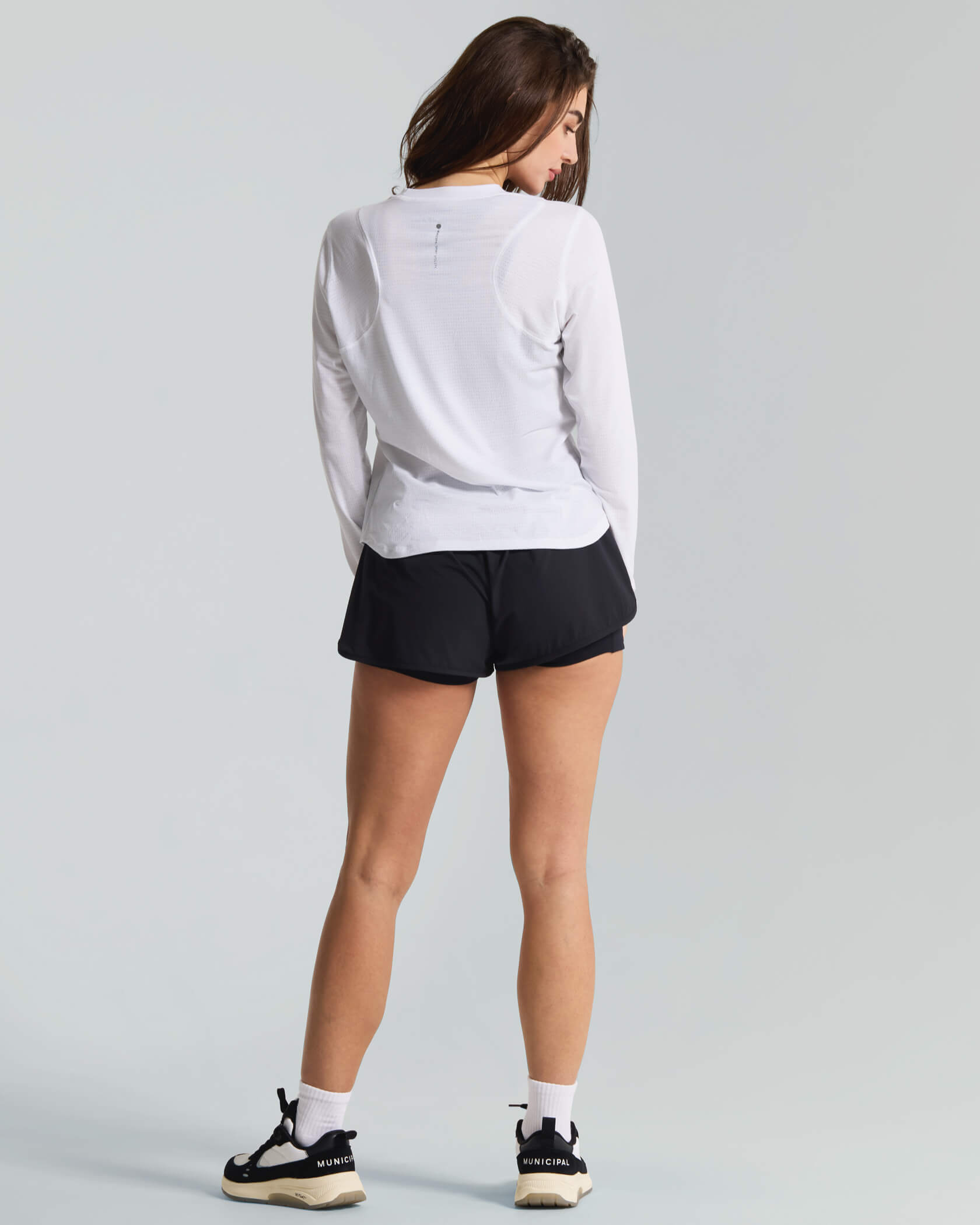 Women's 4AM. Shorts |Black| back