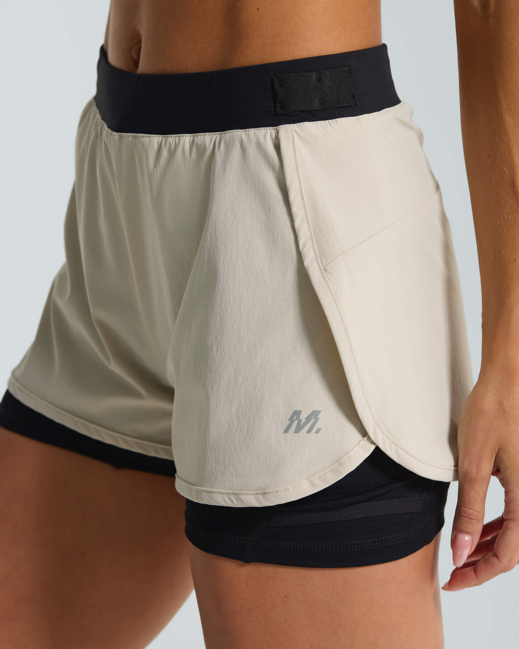 Women's 4AM. Shorts |Silver Lining| side