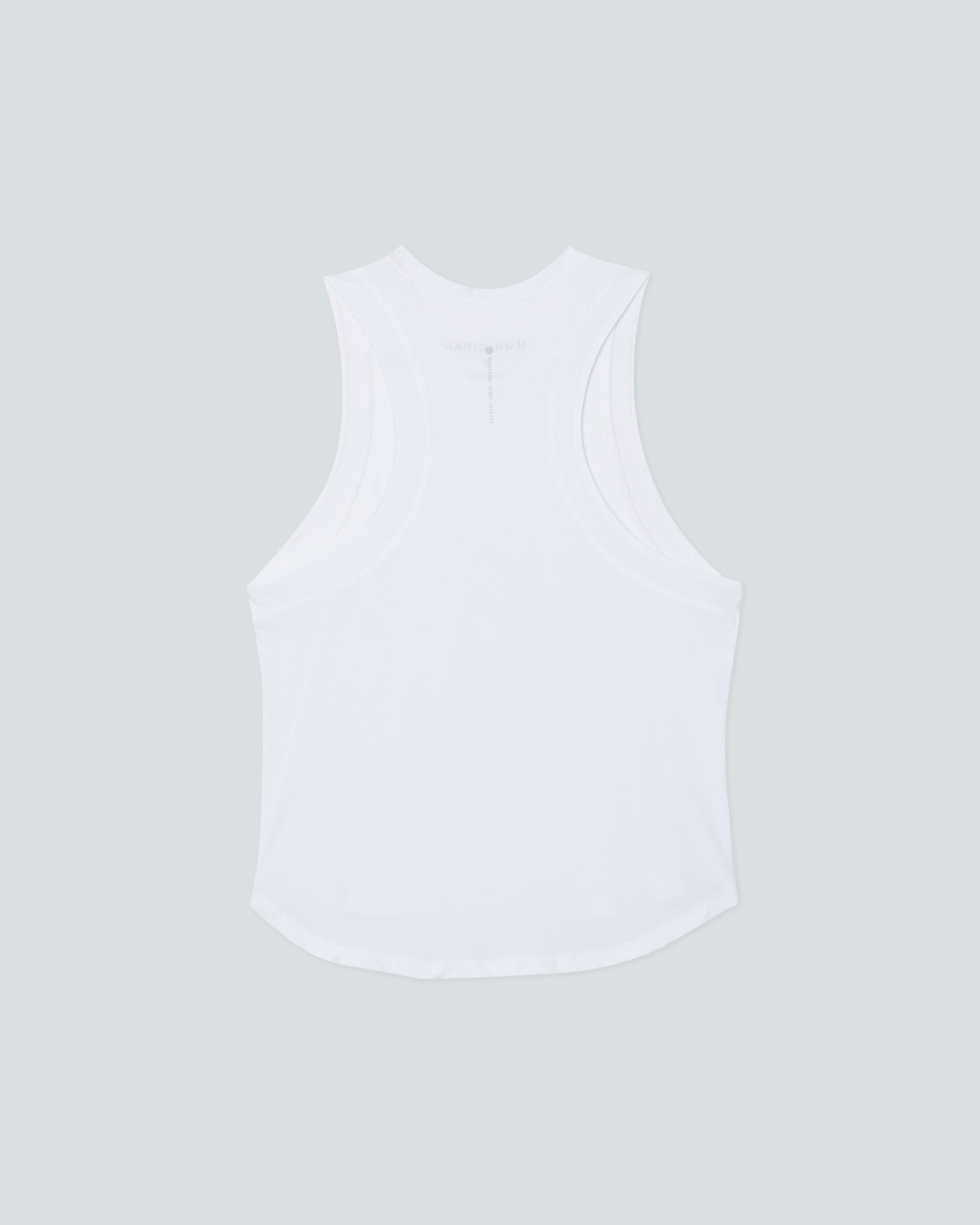 Women's 4AM. Tank |White| flat back
