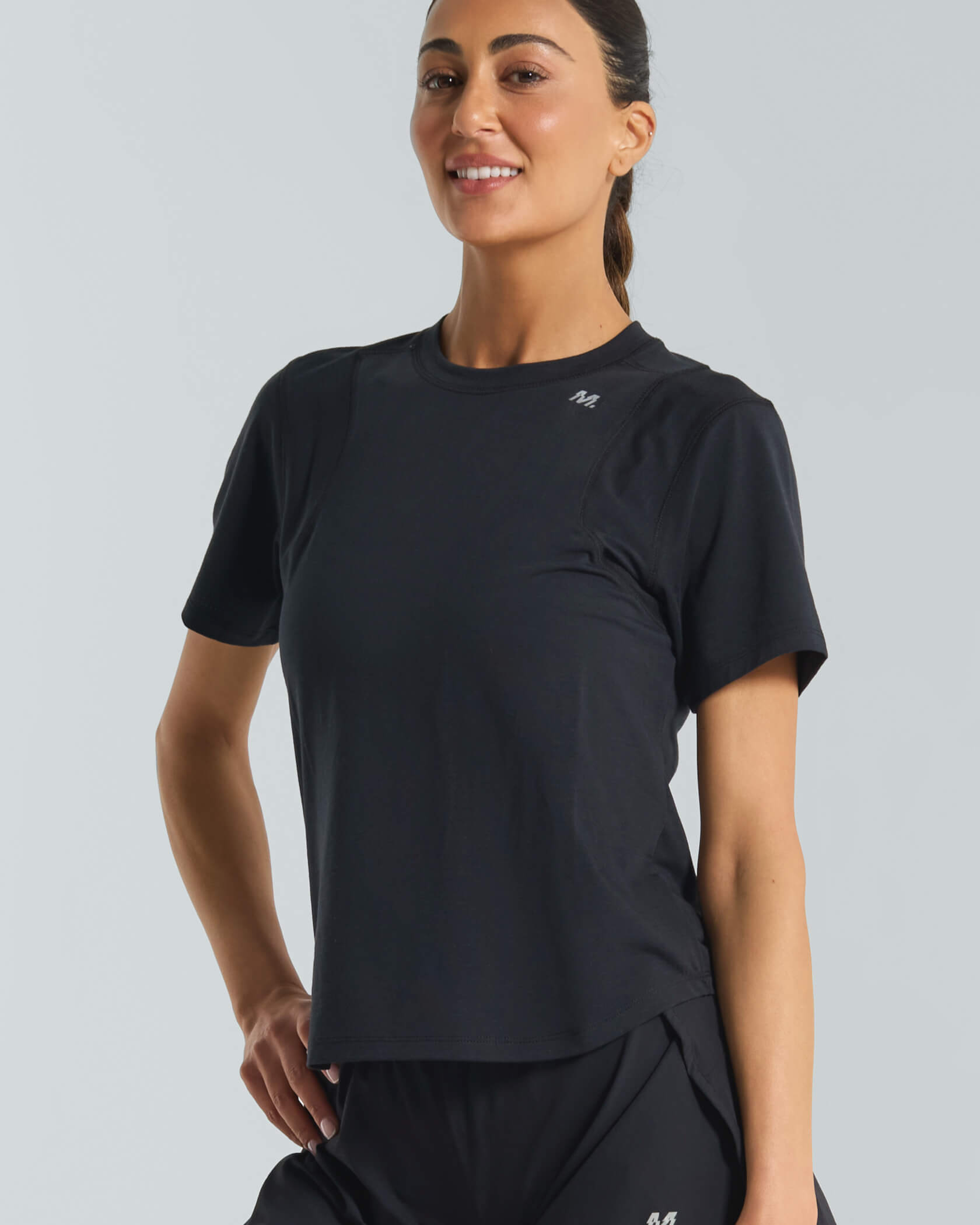 Women's 4AM. T-Shirt |Black| front