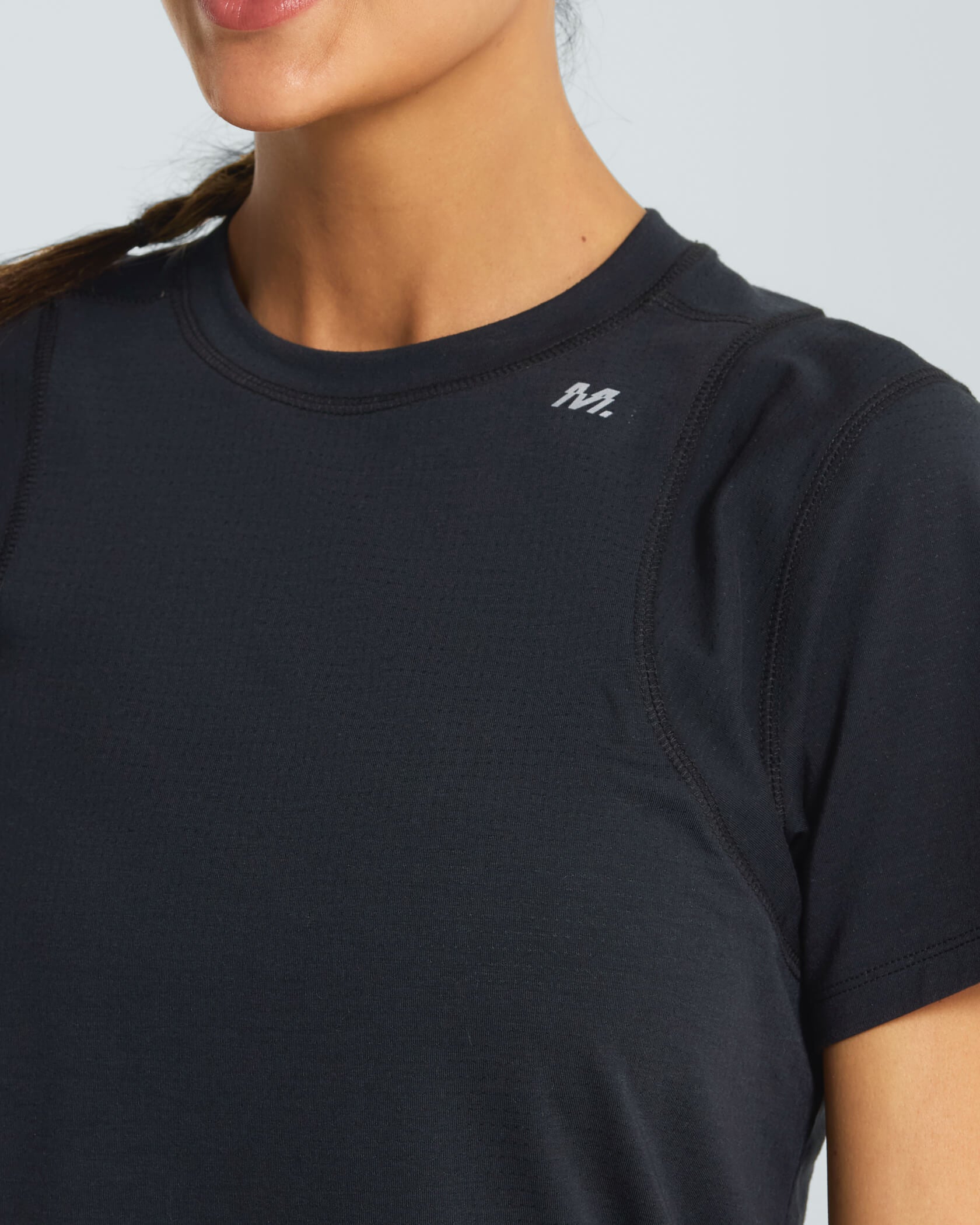 Women's 4AM. T-Shirt |Black| logo