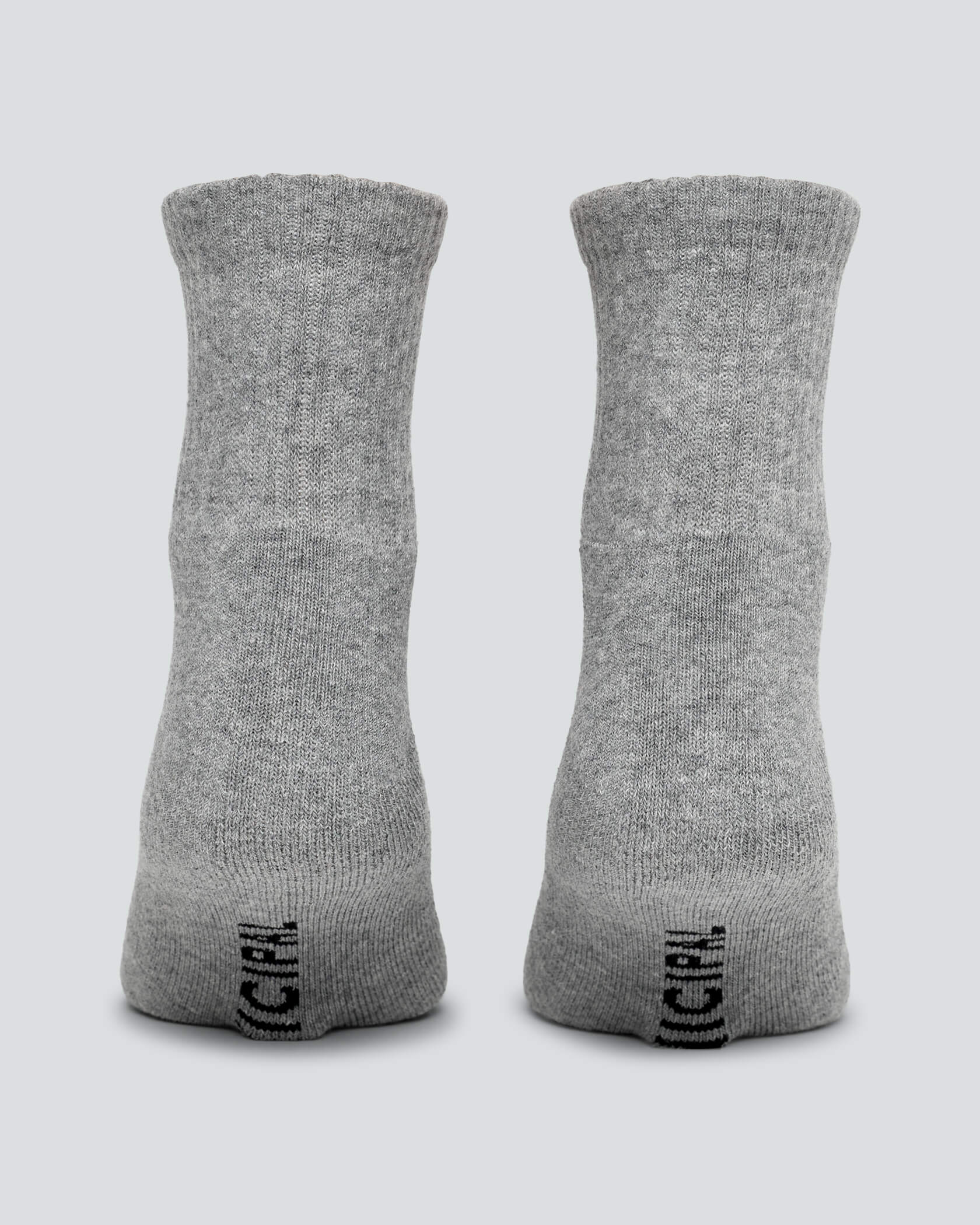 Women's Ankle Socks 3-Pack |Athletic Gray / Athletic Gray / Athletic Gray| back