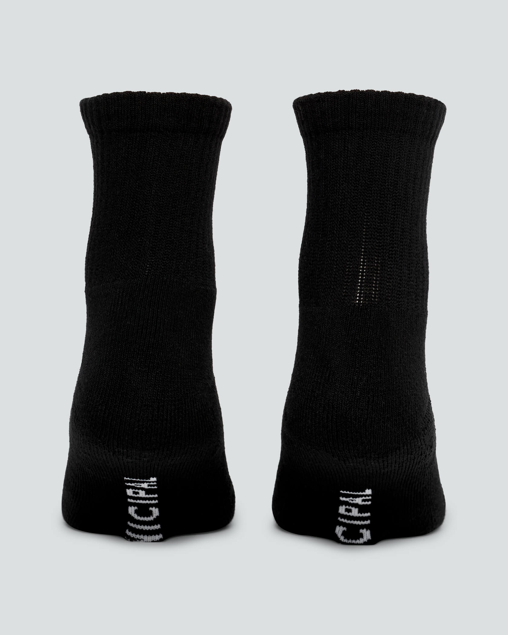 Women's Ankle Socks 3-Pack |Black / Black / Black| back