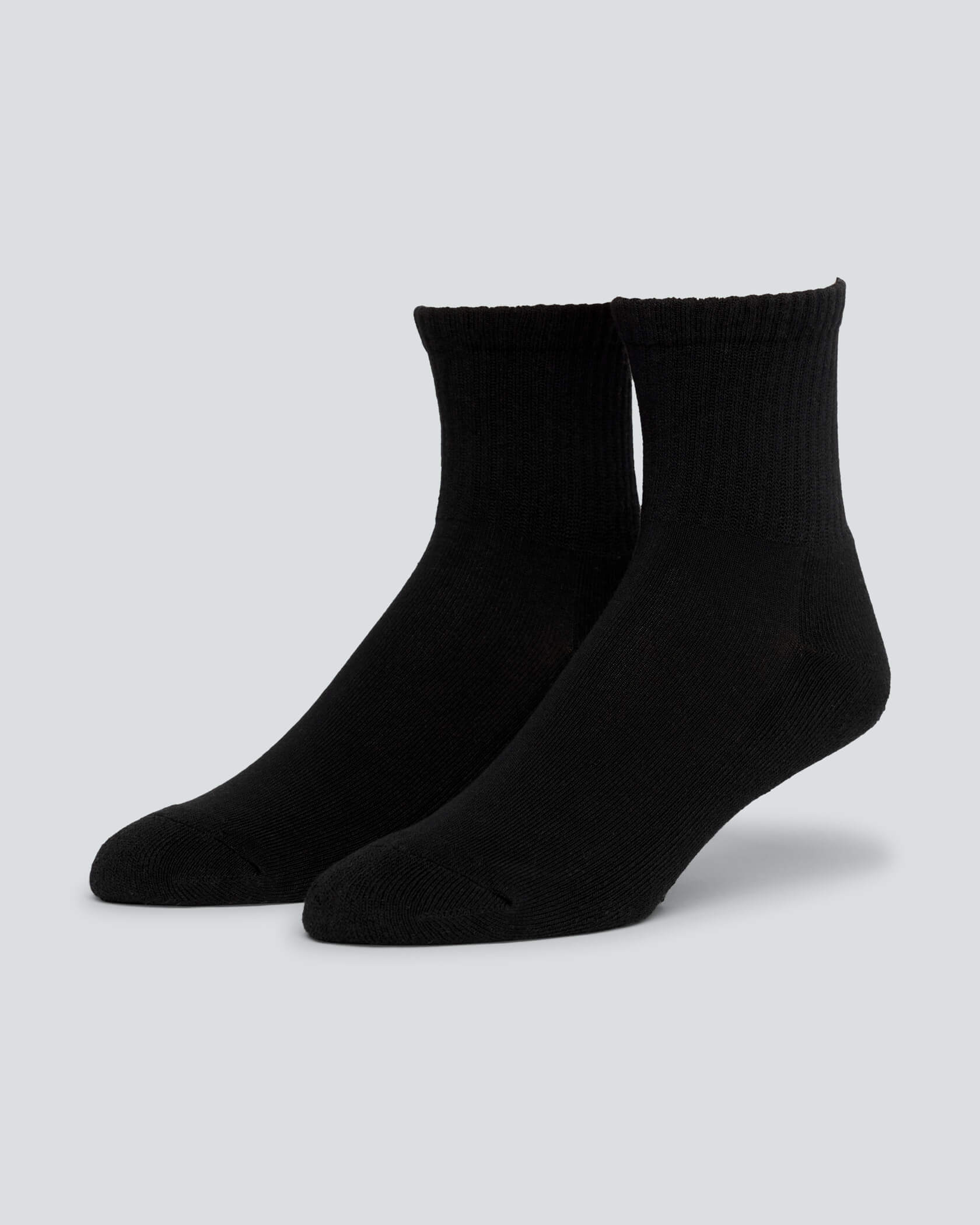 Women's Ankle Socks 3-Pack |Black / Black / Black| front