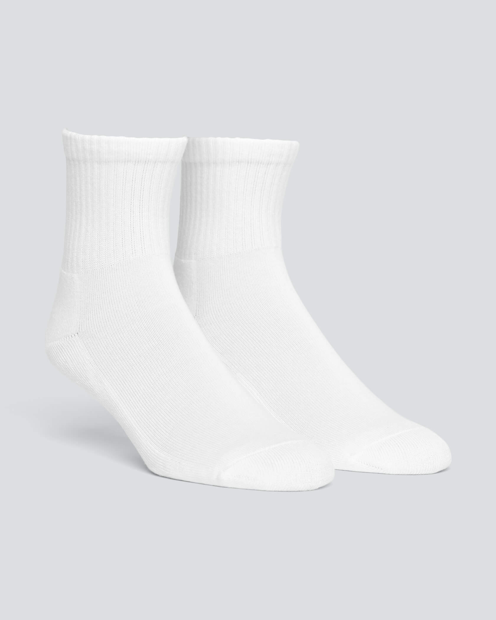 Women's Ankle Socks 3-Pack |White / White / White| side