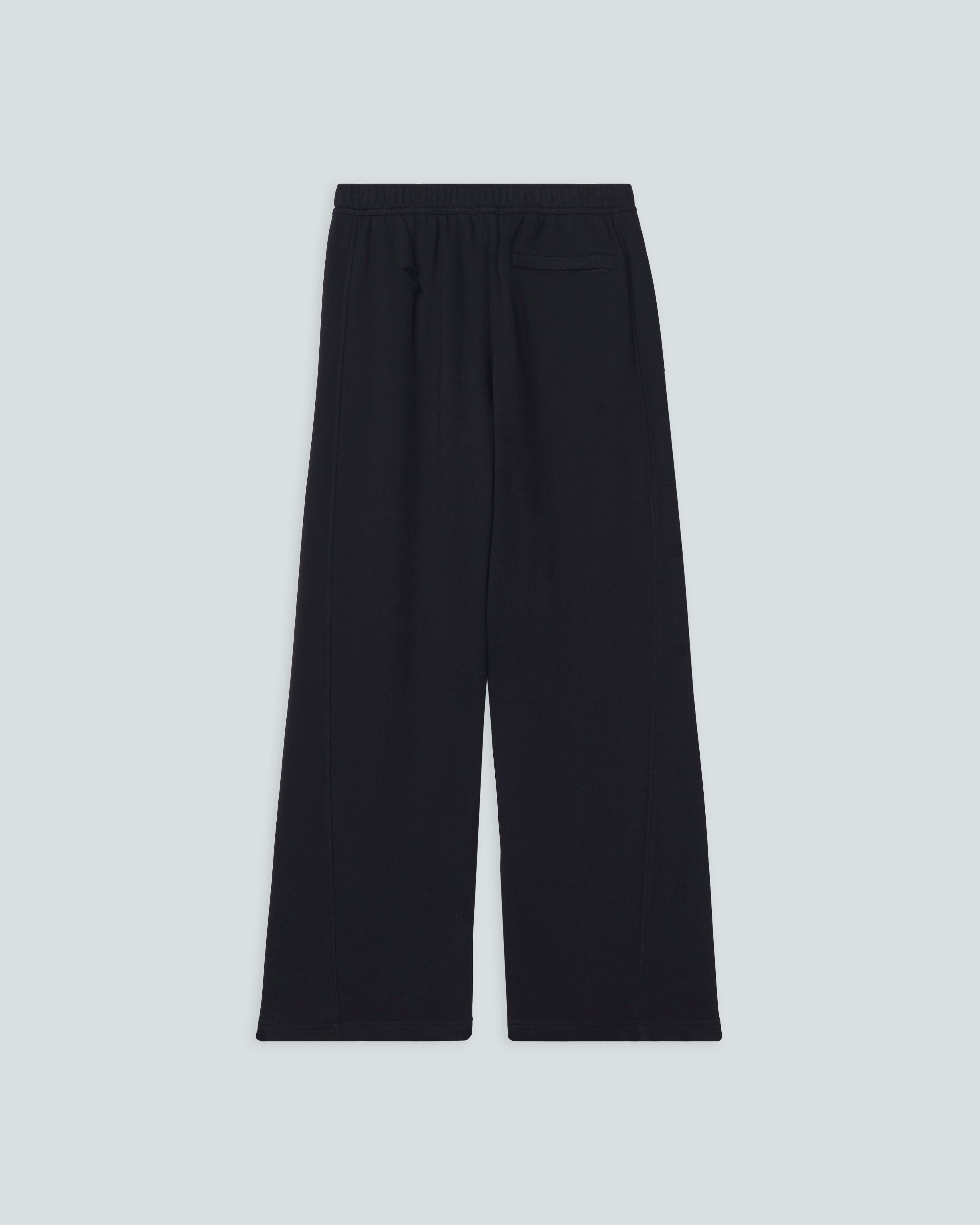 Women's Fairfax Open Hem Pants |Black| flat back