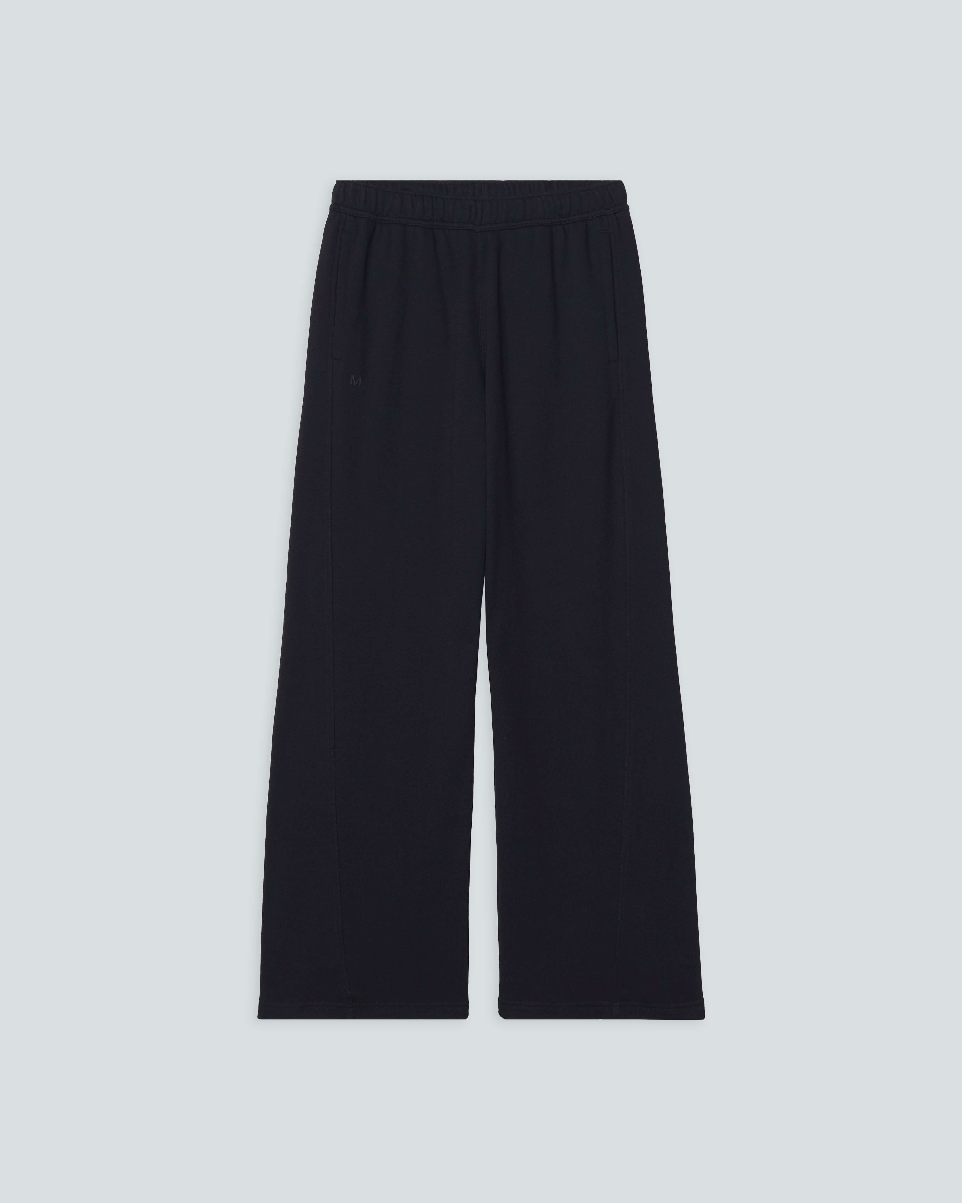 Women's Fairfax Open Hem Pants |Black| flat front