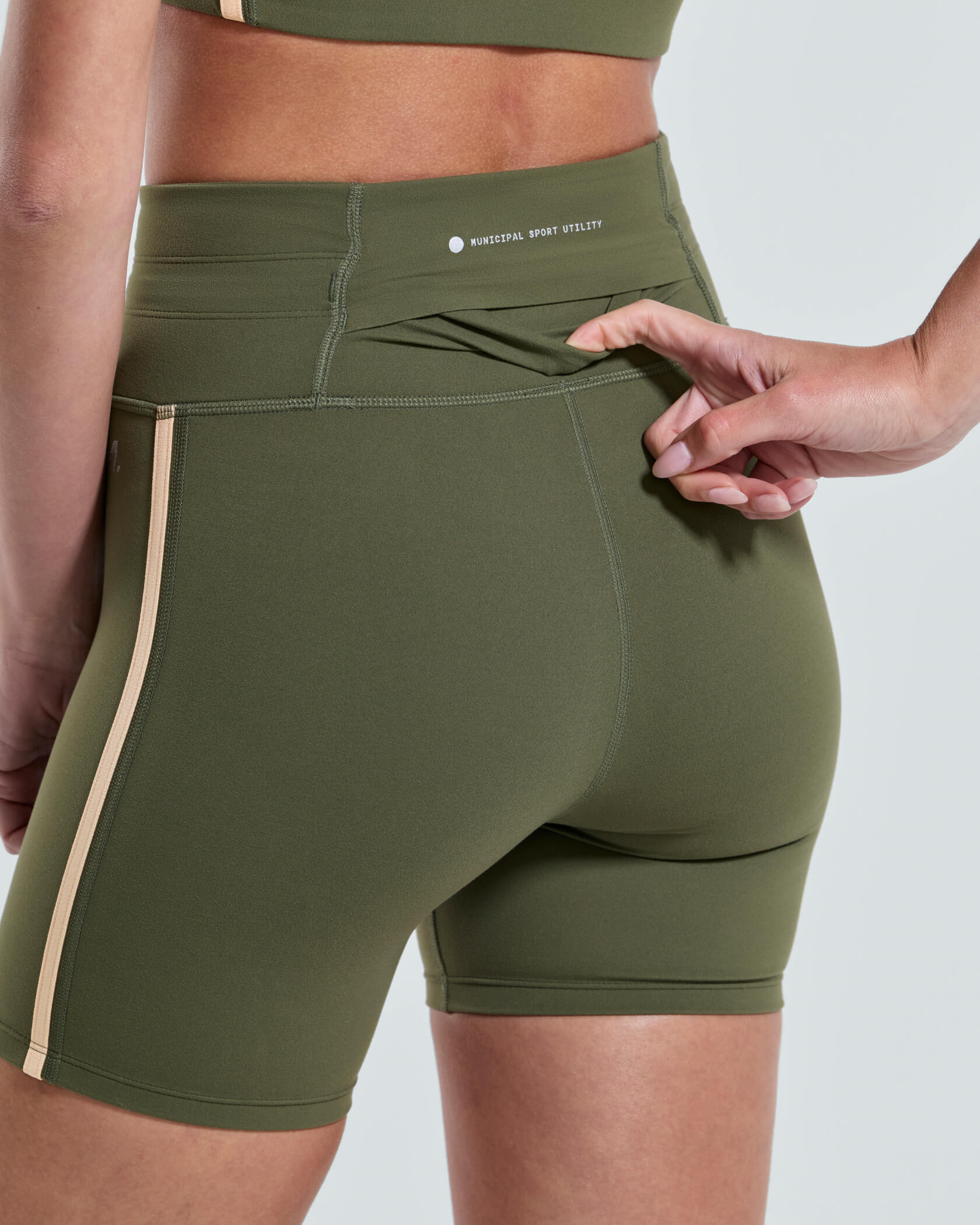 Women's Inflow Bike Shorts |Army| pocket