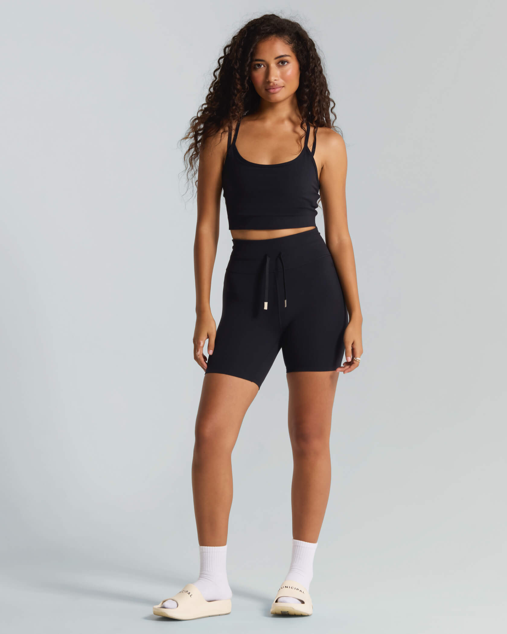 Women's Inflow Bike Shorts |Black| outfit
