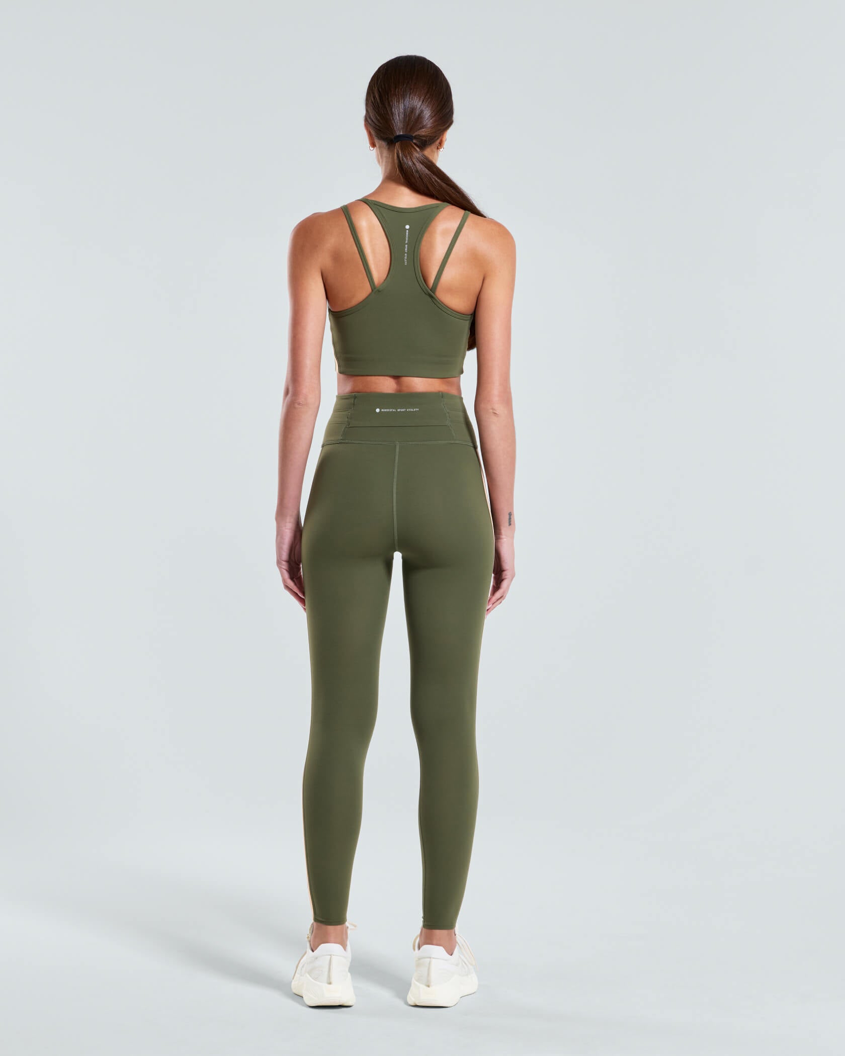 Women's Inflow Lightweight Bra |Army| back