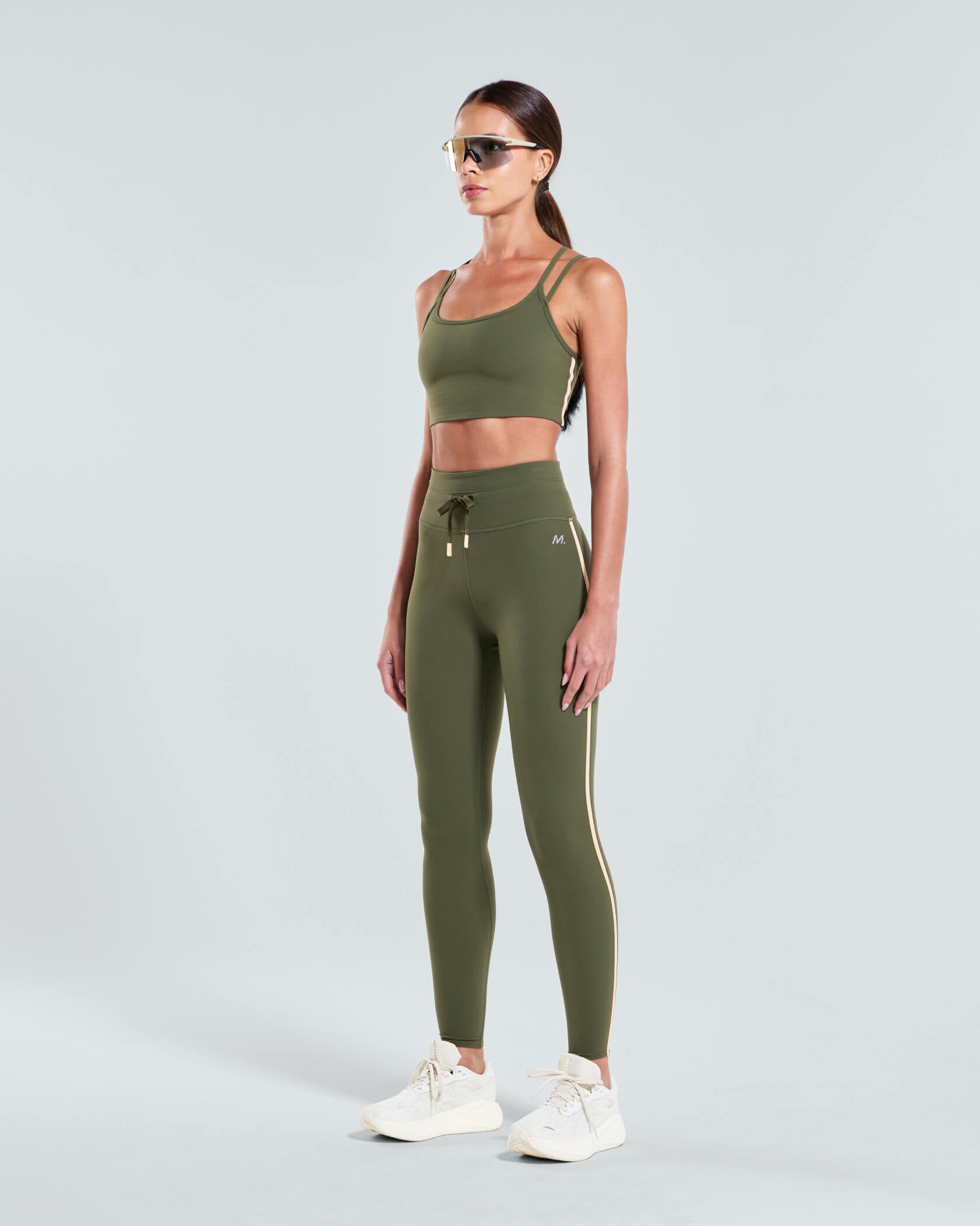 Women's Inflow Lightweight Bra |Army| front