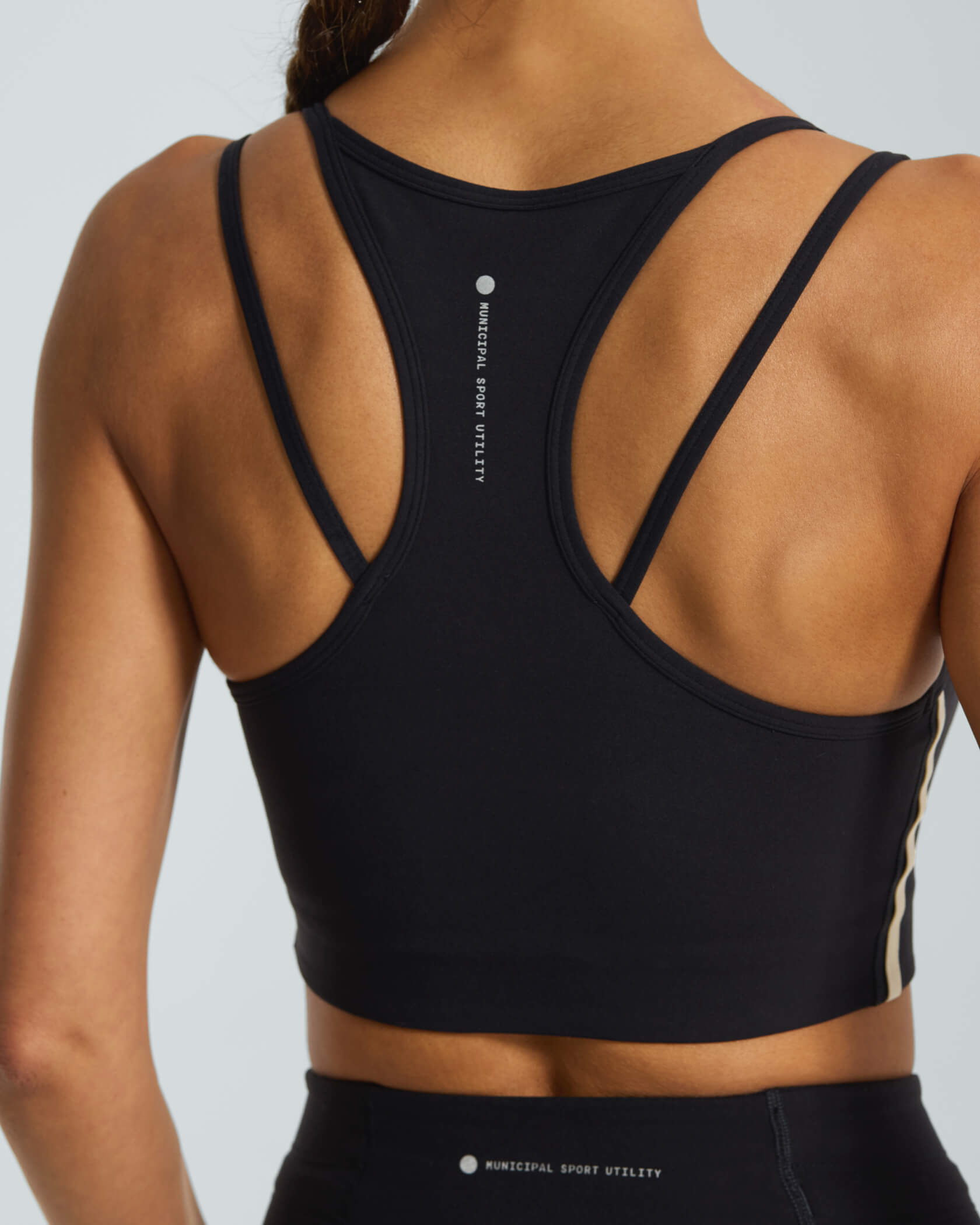 Women's Inflow Light Weight Bra |Black| back
