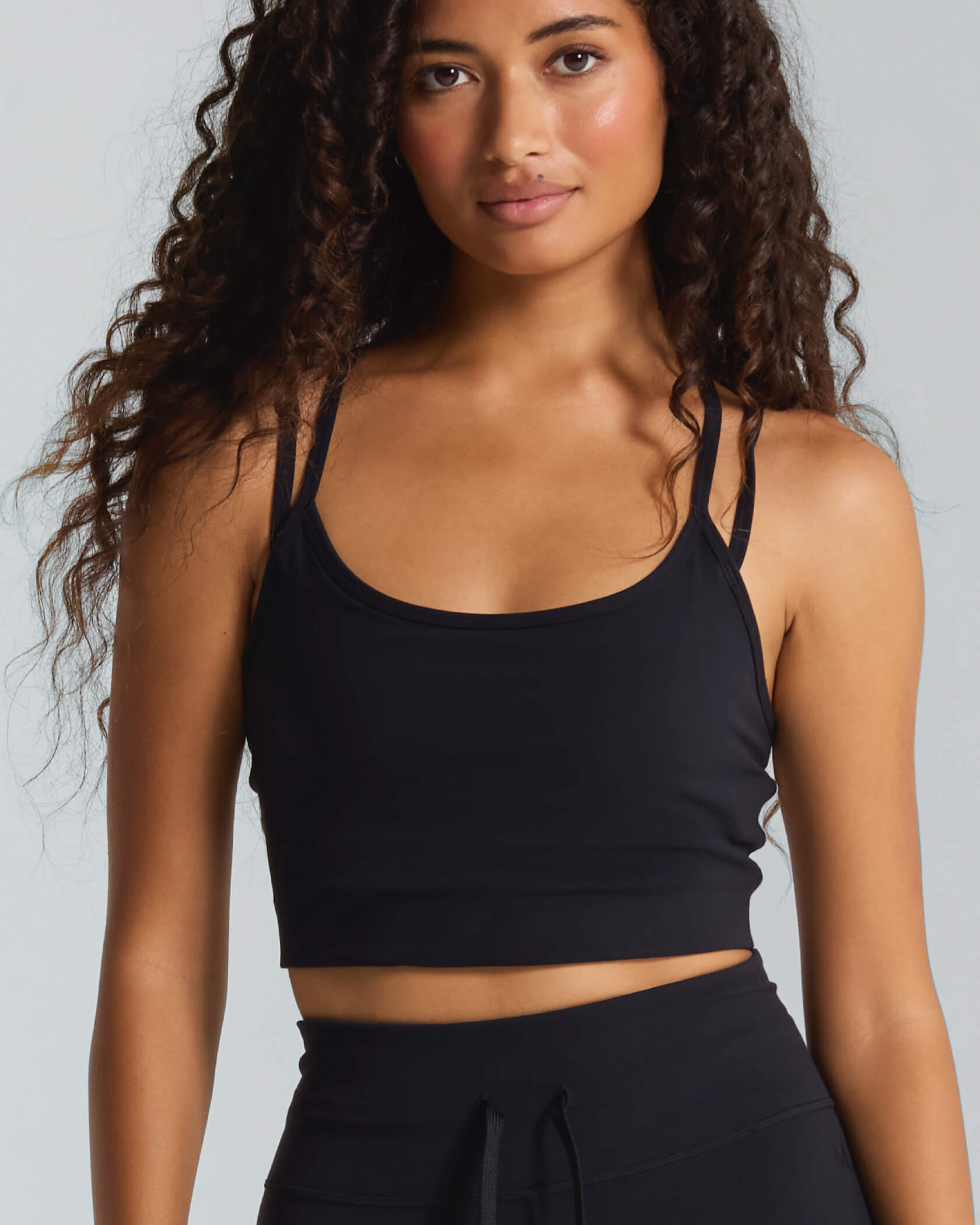 Women's Inflow Light Weight Bra |Black| front