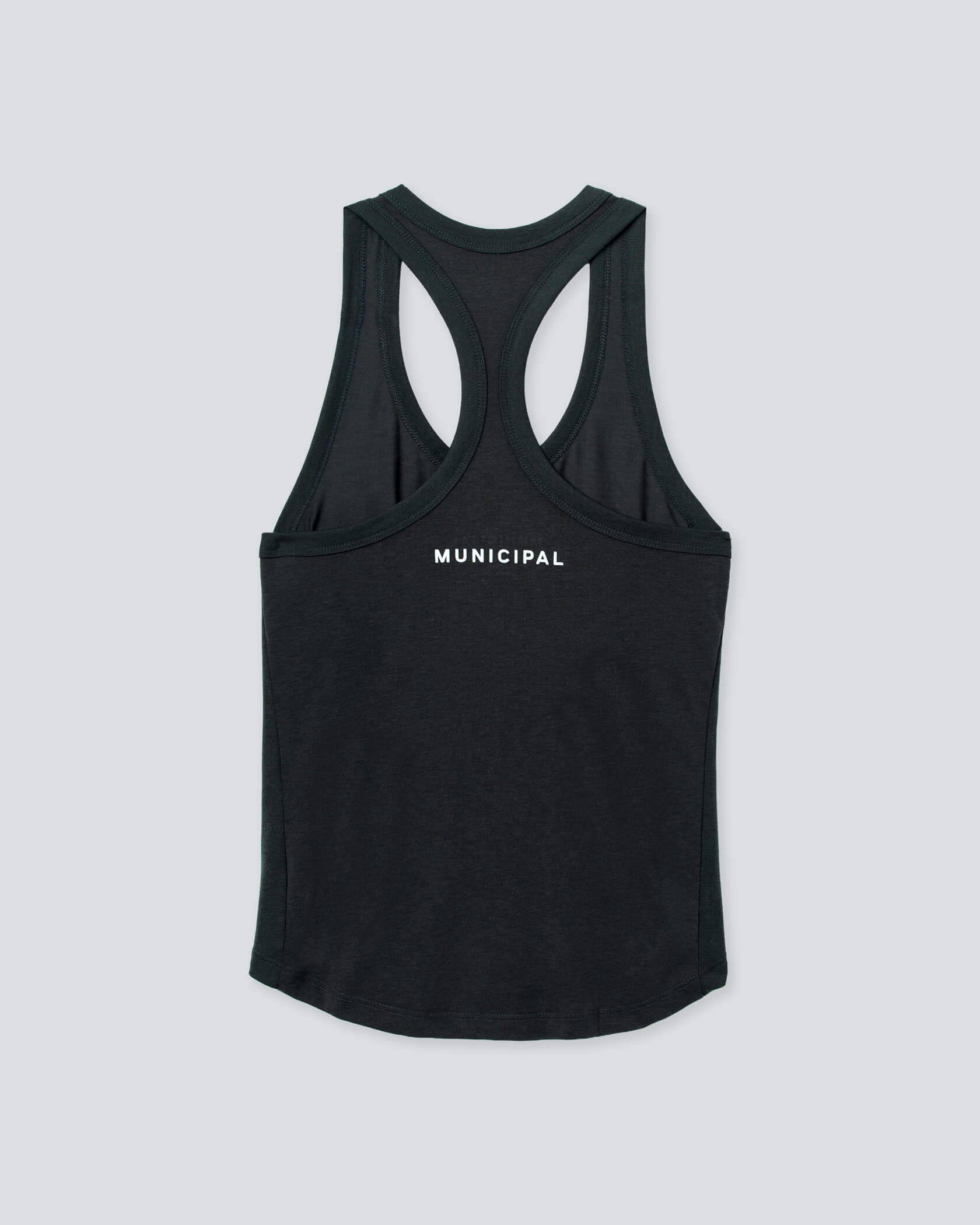 Women's Knockout Layering Tank |Asphalt| flat