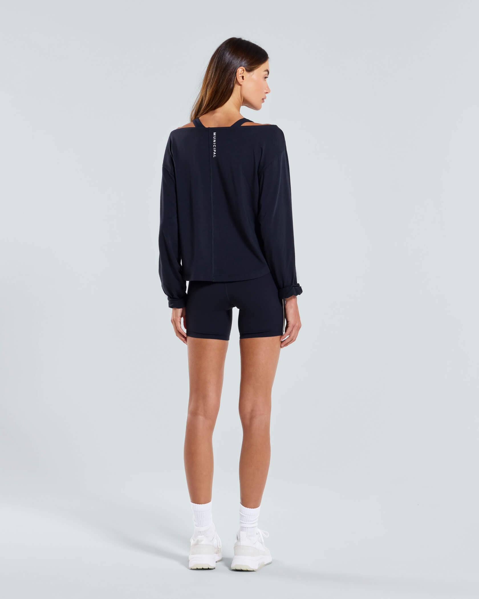 Women's Low Key LS T-Shirt |Black| back