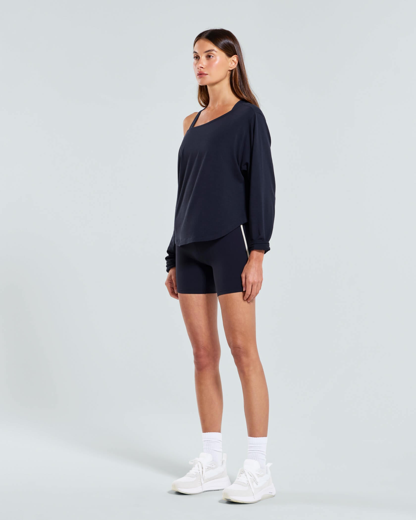 Women's Low Key LS T-Shirt |Black| side