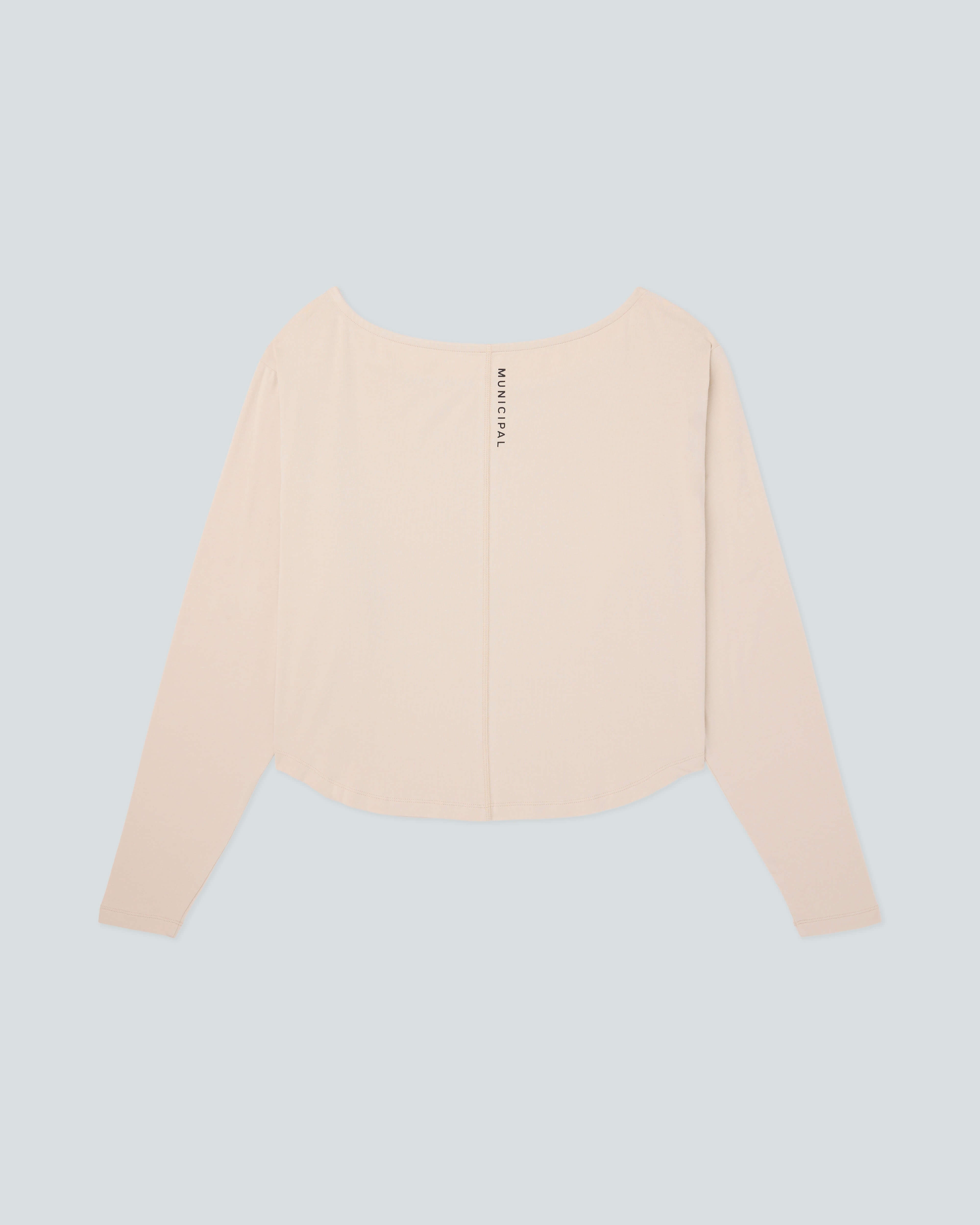 Women's Low Key LS T-Shirt |Silver Lining| flat back
