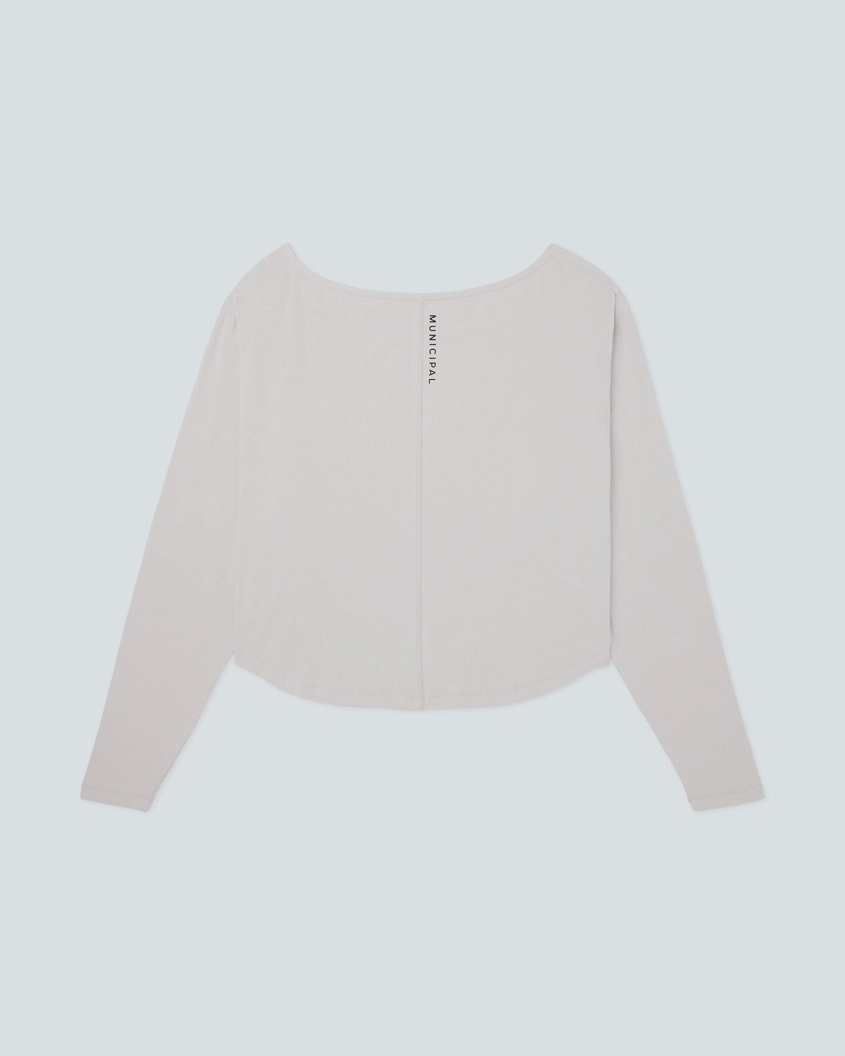 Women's Low Key LS T-Shirt |Silver Lining| flat back