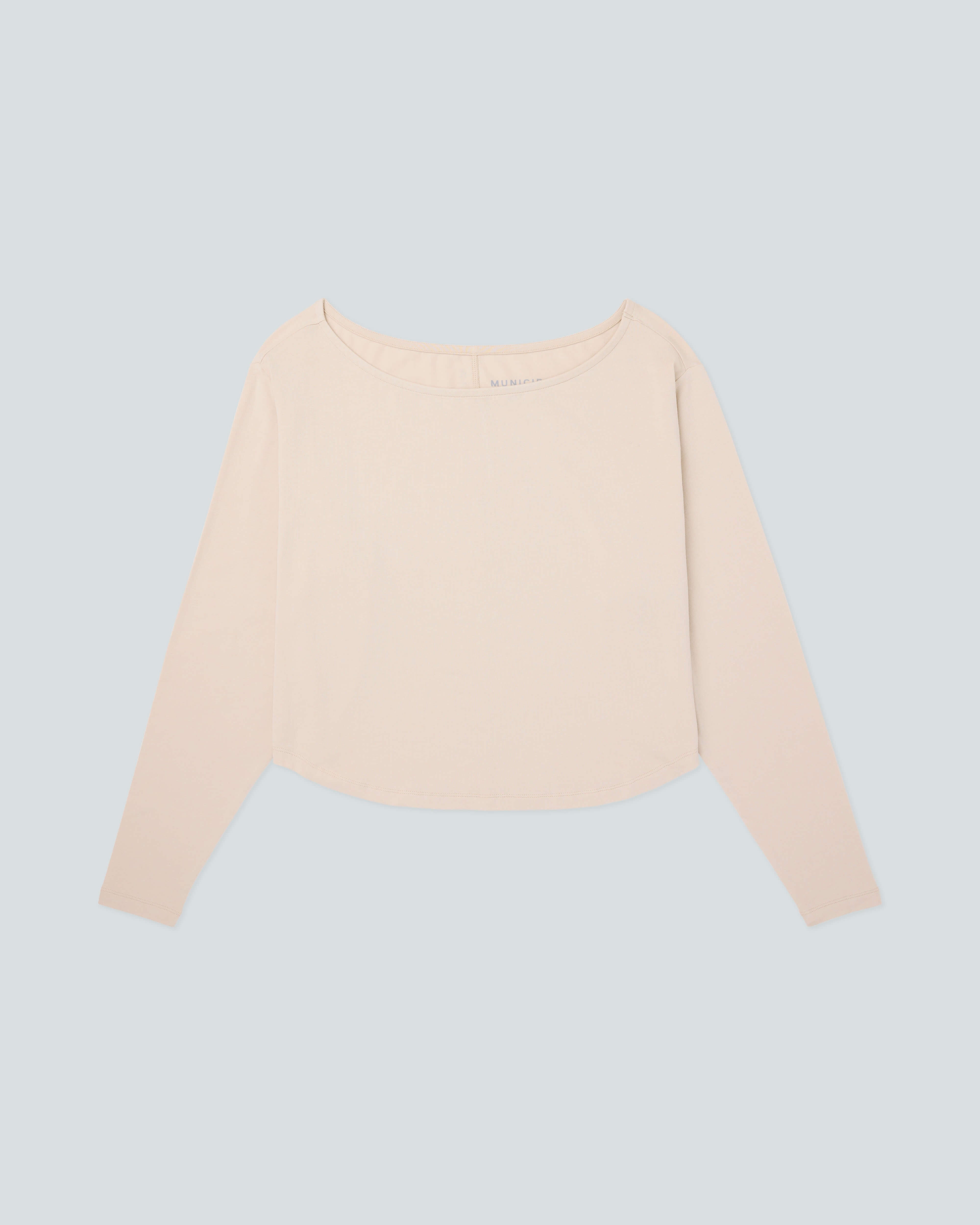 Women's Low Key LS T-Shirt |Silver Lining| flat front
