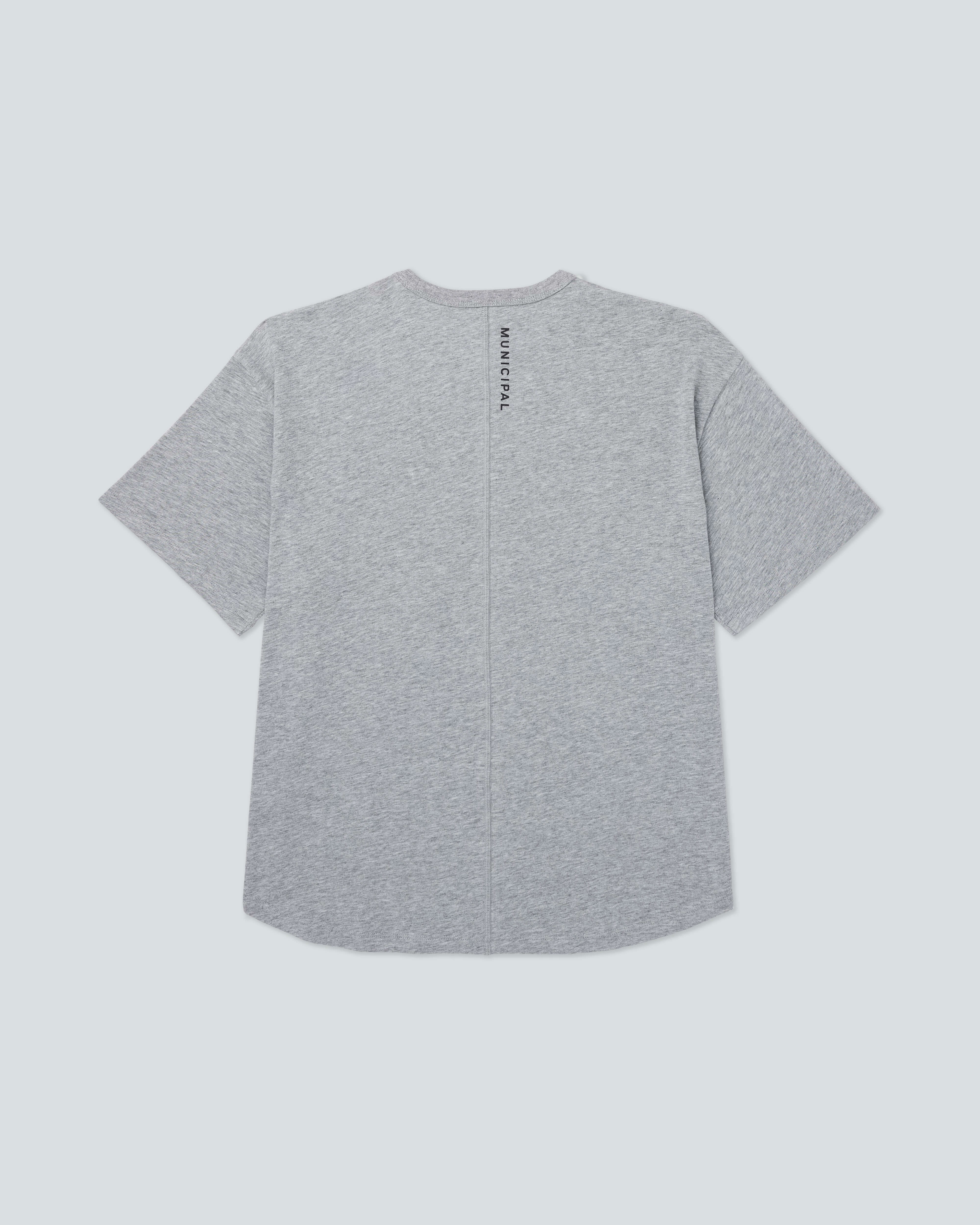 Women's Low Key T-Shirt |Athletic Gray Heather| flat back