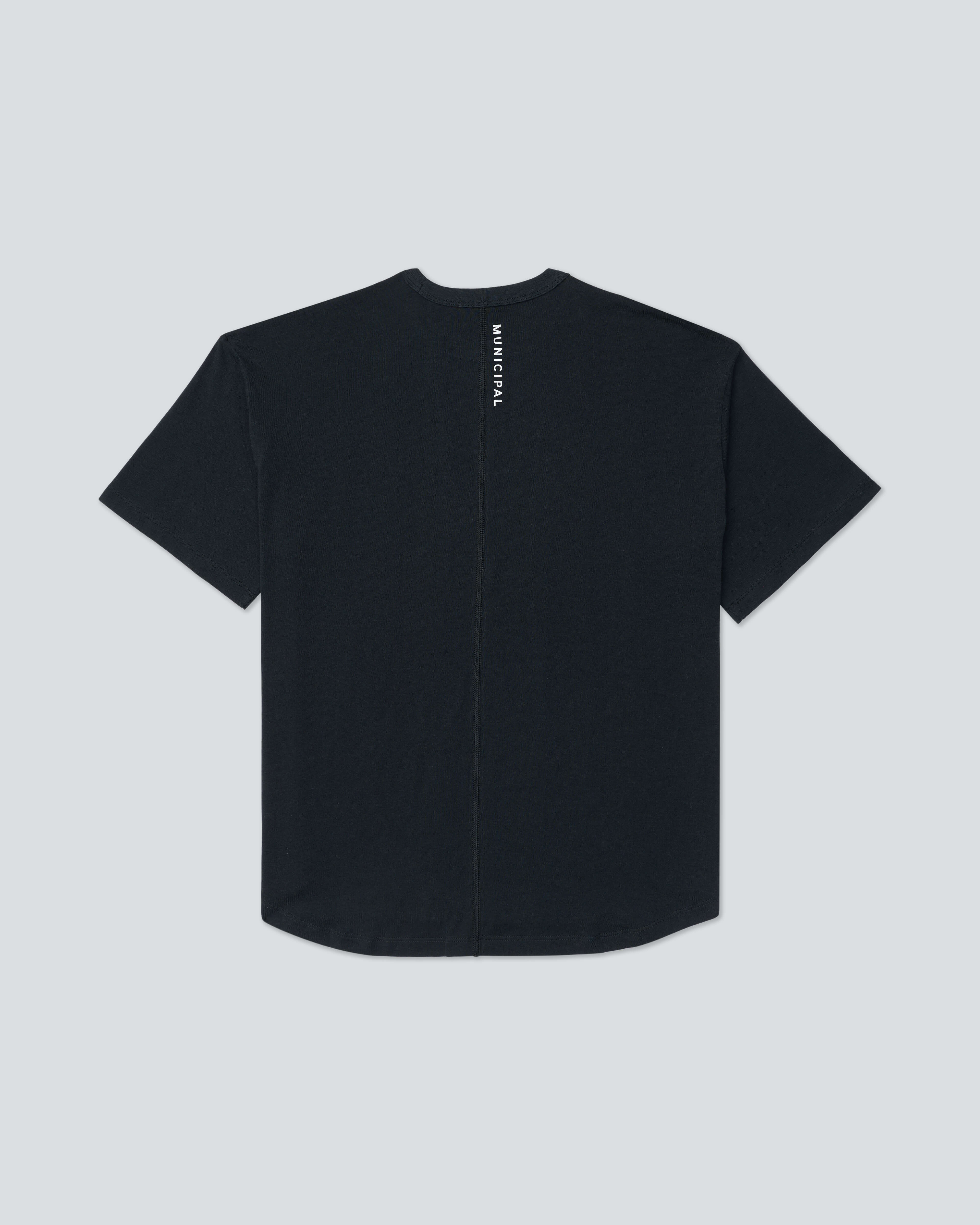 Women's Low Key T-Shirt |Black| flat back