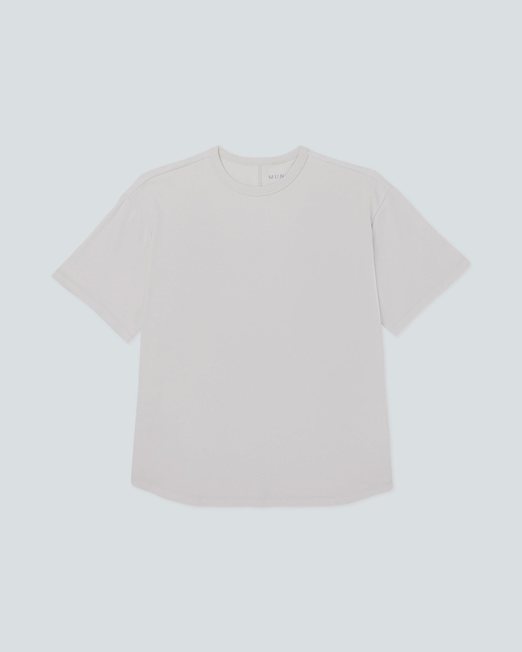 Women's Low Key T-Shirt |Silver Lining| flat front