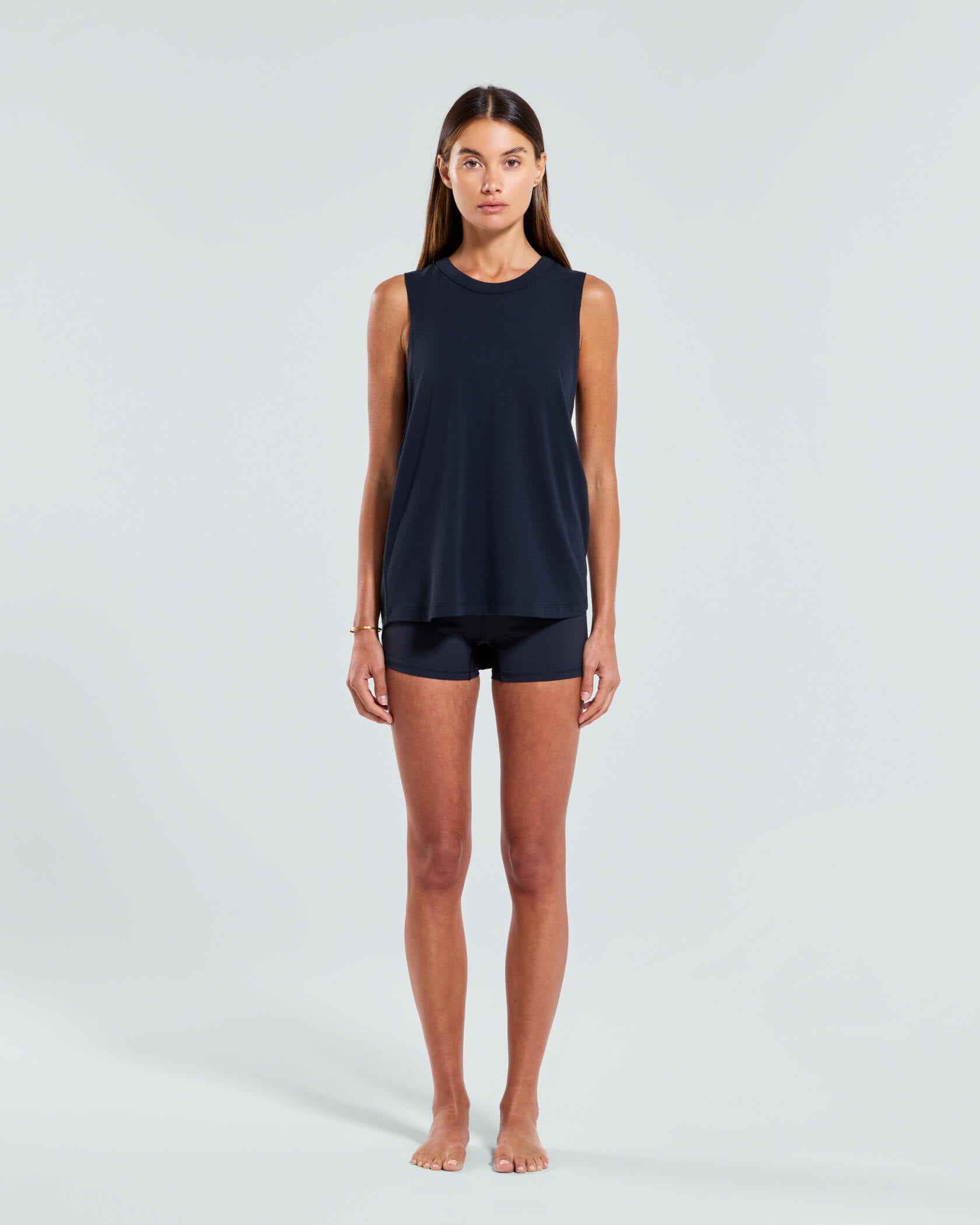 Women's Low Key Tank |Black| front