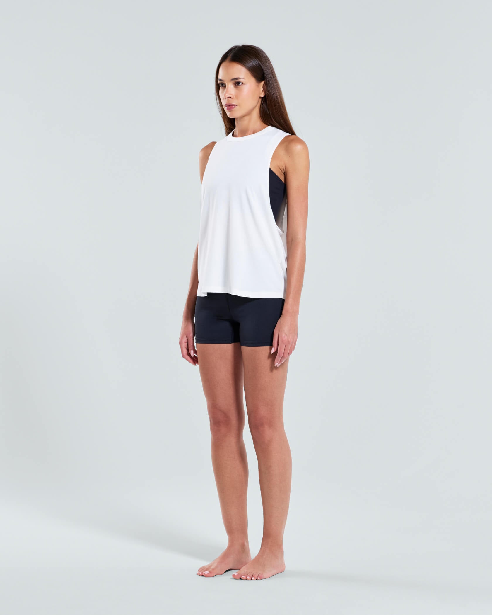 Women's Low Key Tank |White| side