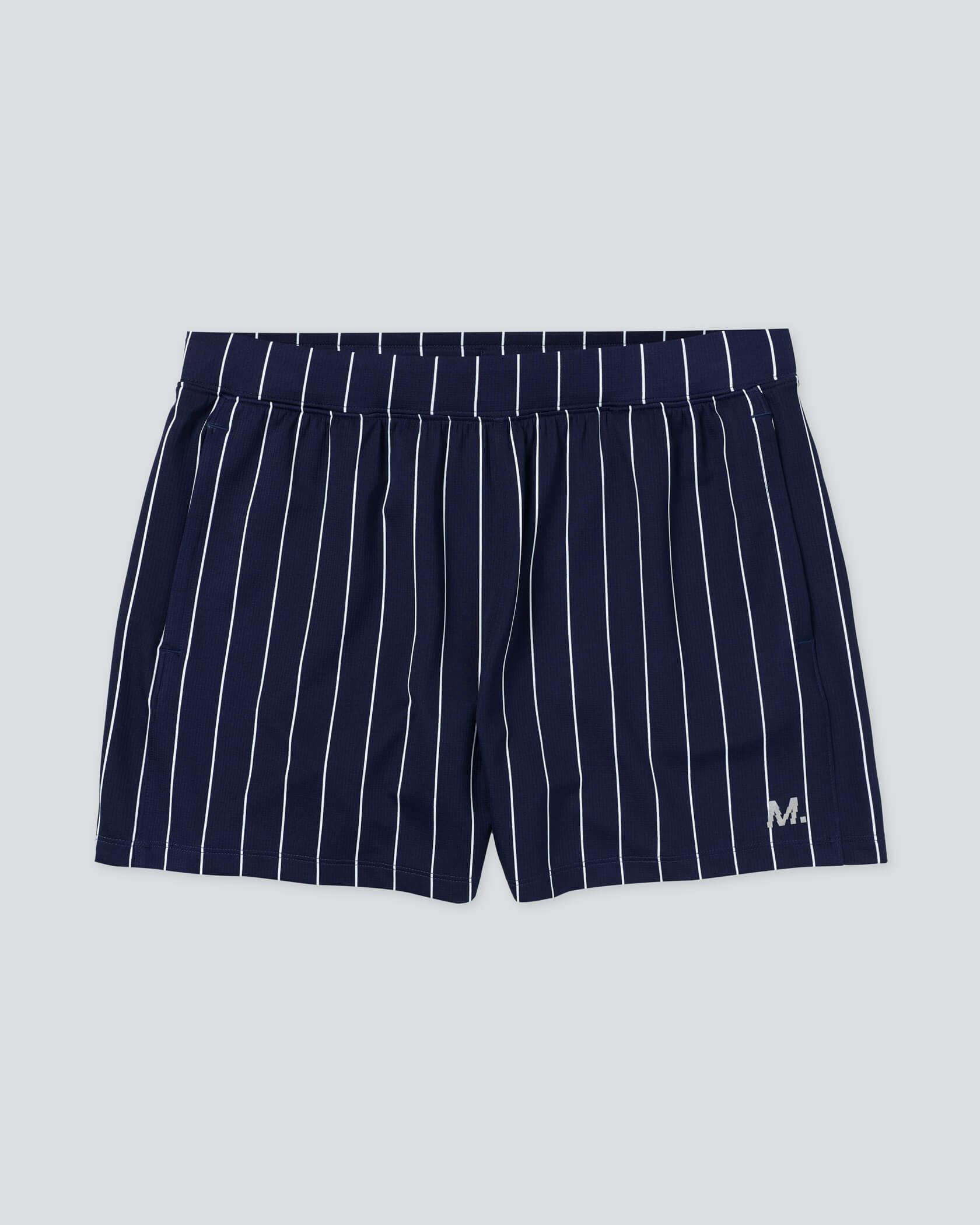 Women's Match Day Shorts |Navy Stripe| hover