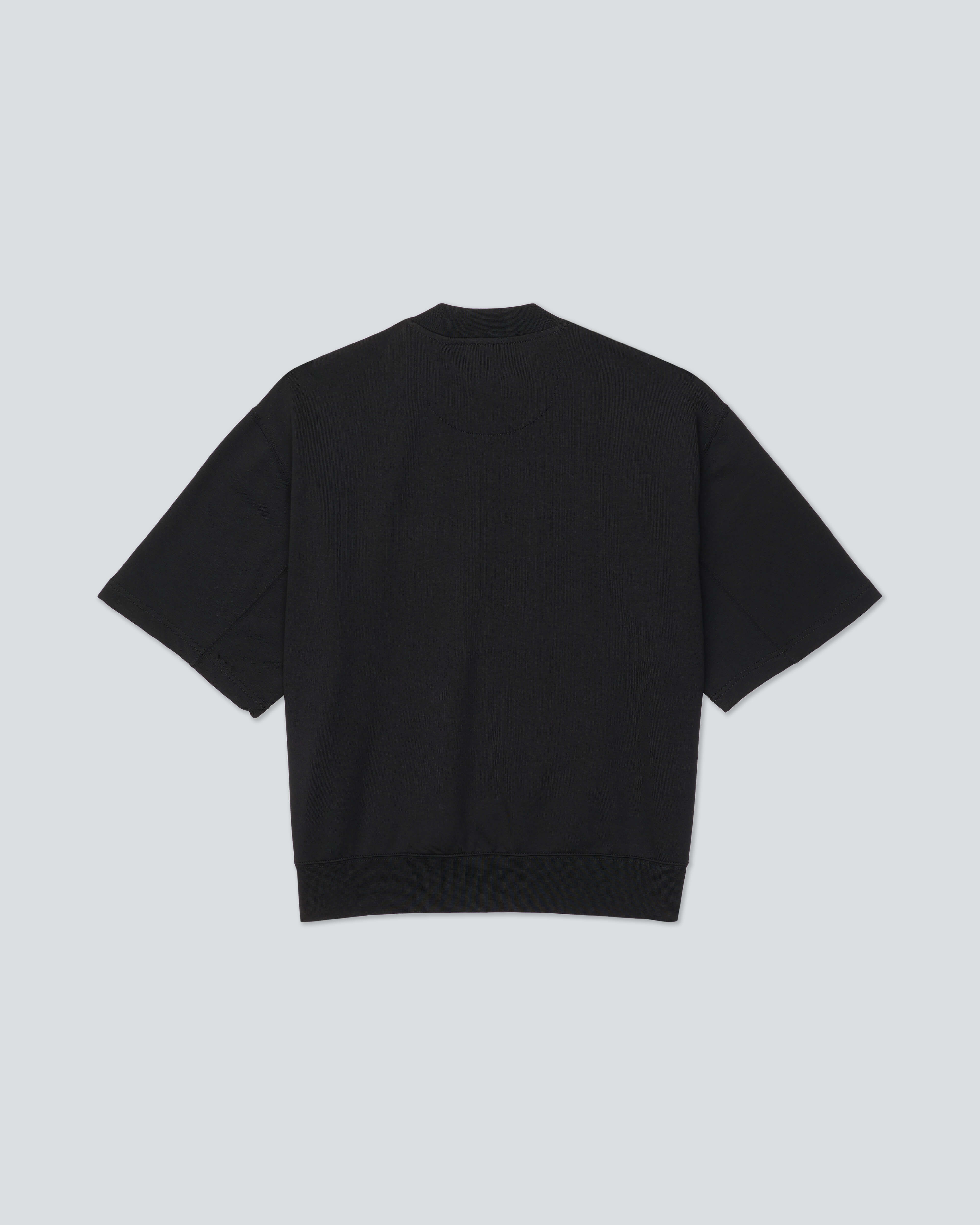 Women's Melrose Fleece Top |Black| flat back