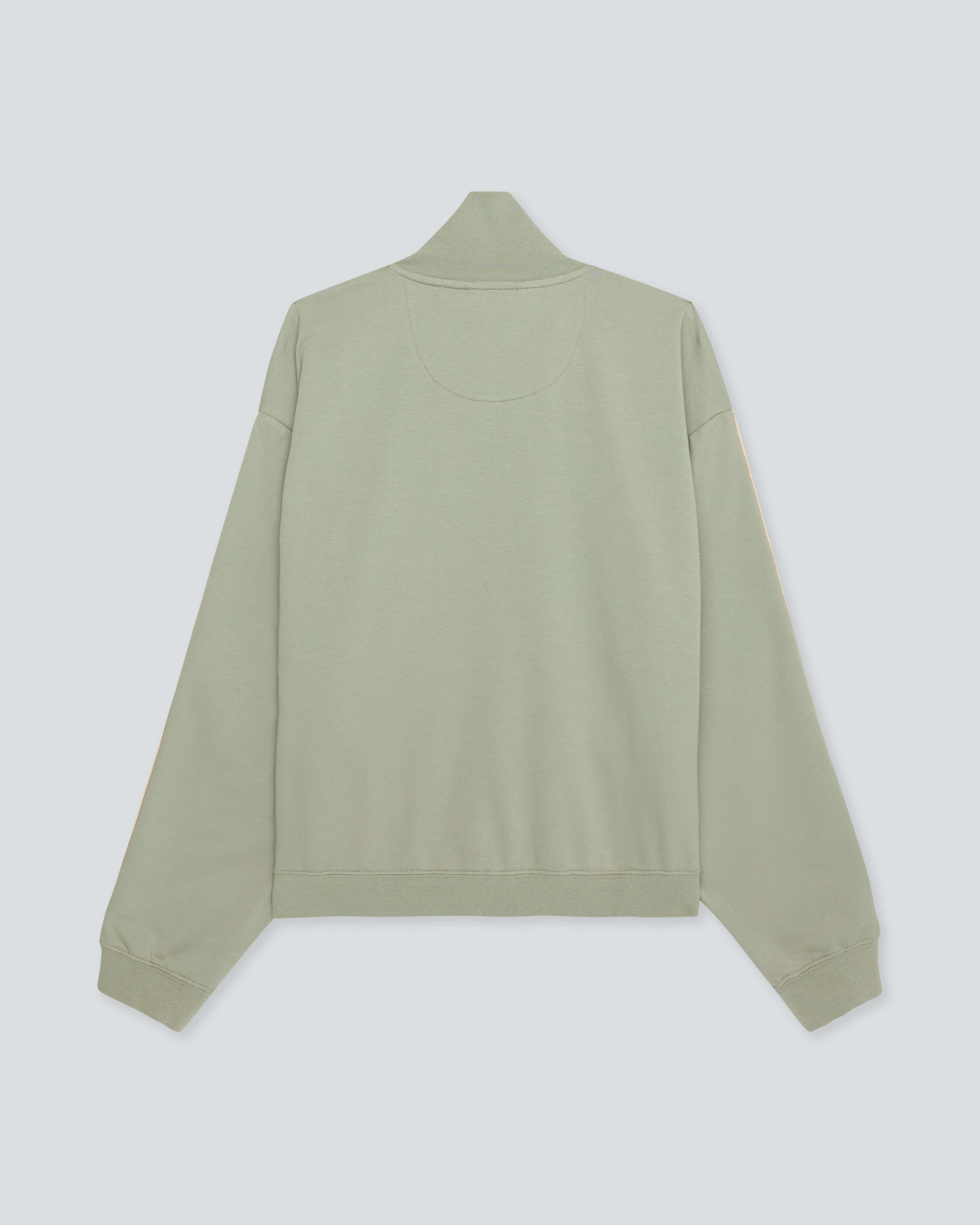 Women's Metro Full Zip Track Jacket |Seagrass| flat back