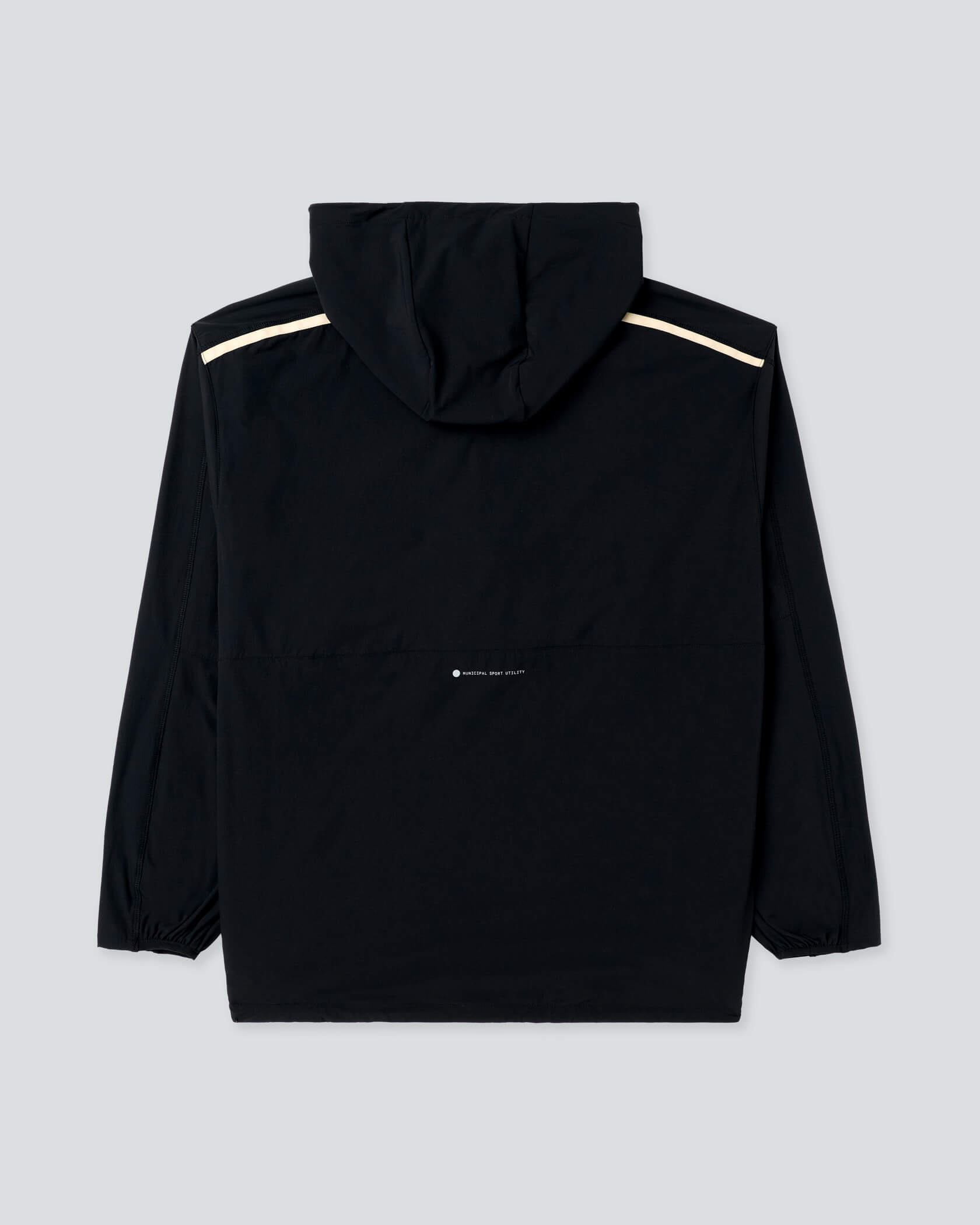 Women's Momentum Half Zip Anorak |Black| flat