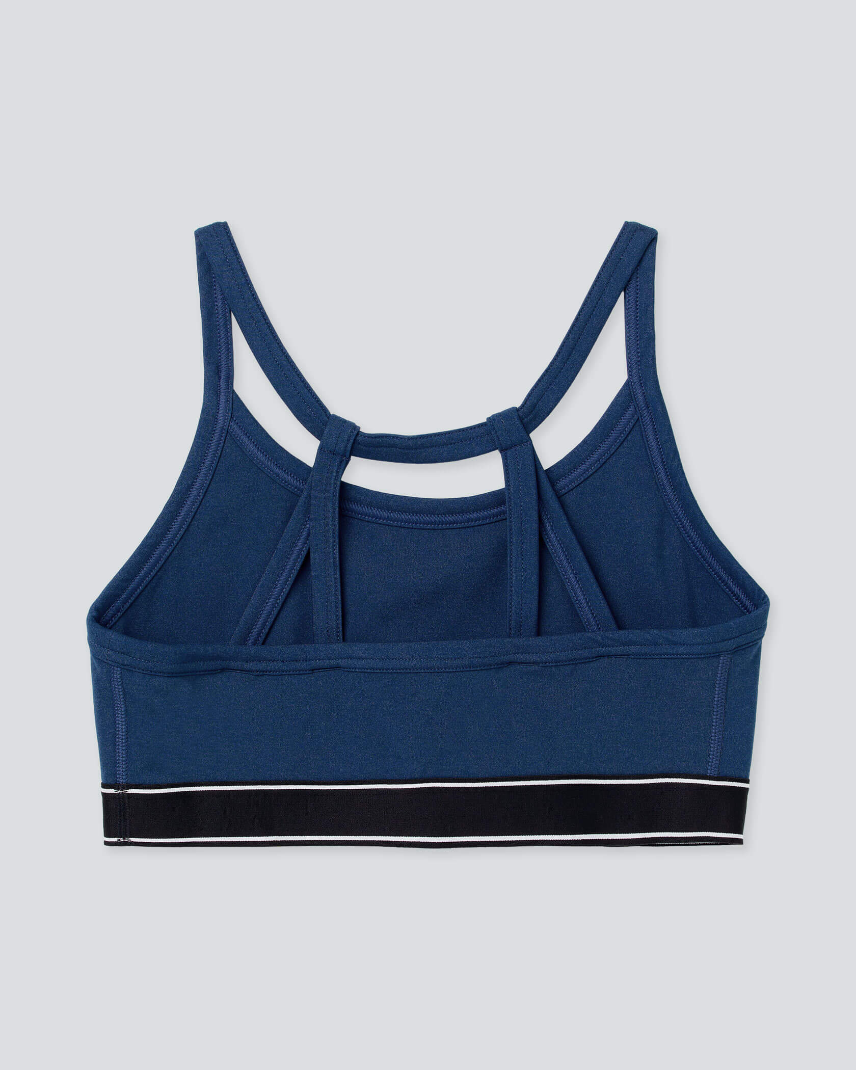 Women's Motivate Strappy Bra |Blue Wing| flat
