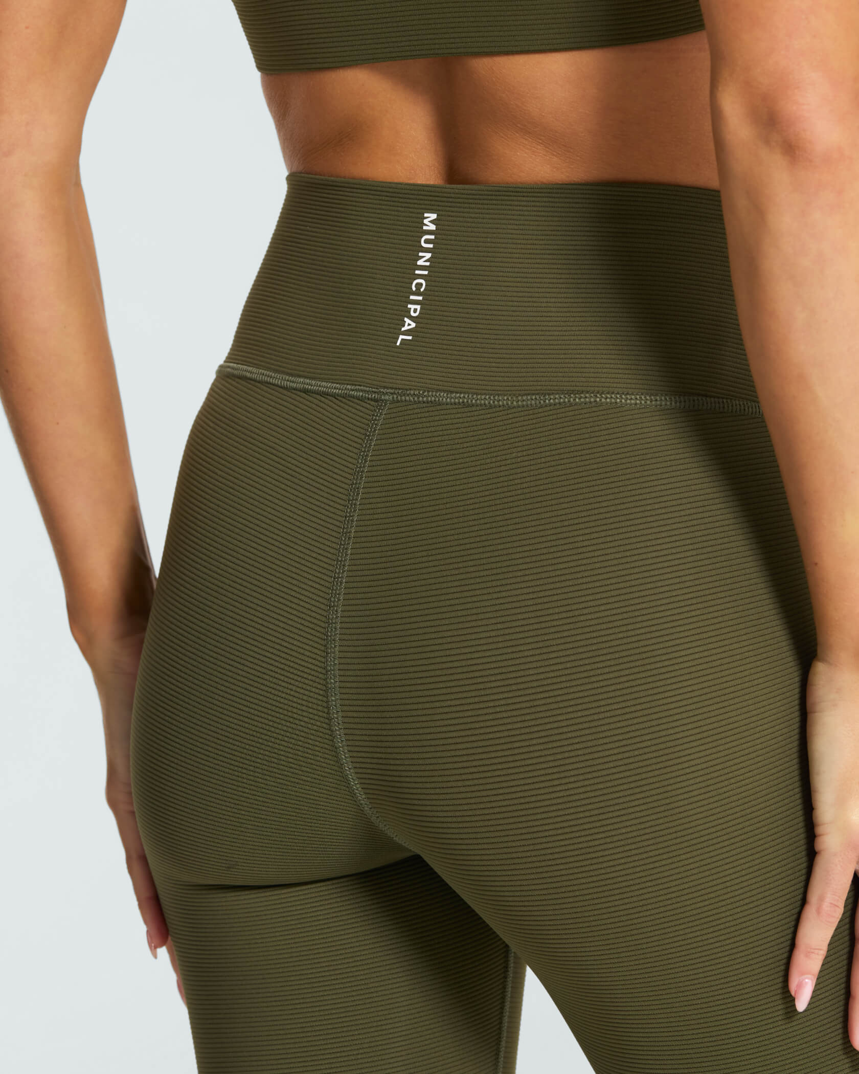 Women's New Favorite Leggings |Army Texture| detail