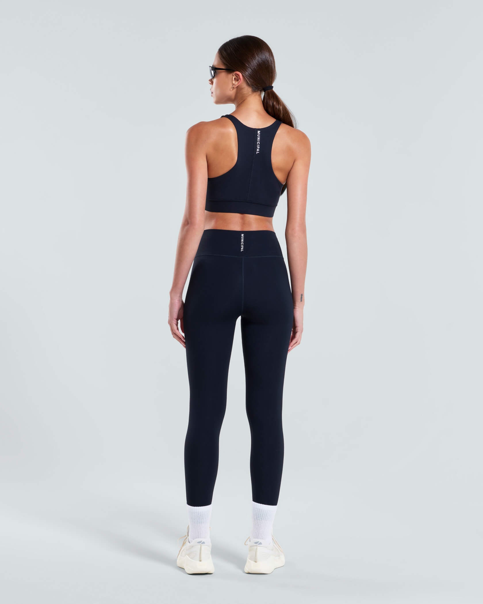 Women's New Favorite Leggings |Black Texture| back