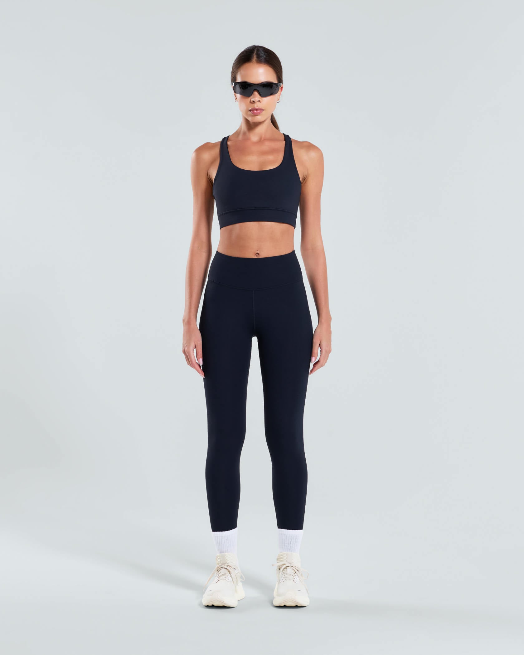 Women's New Favorite Leggings |Black Texture| front