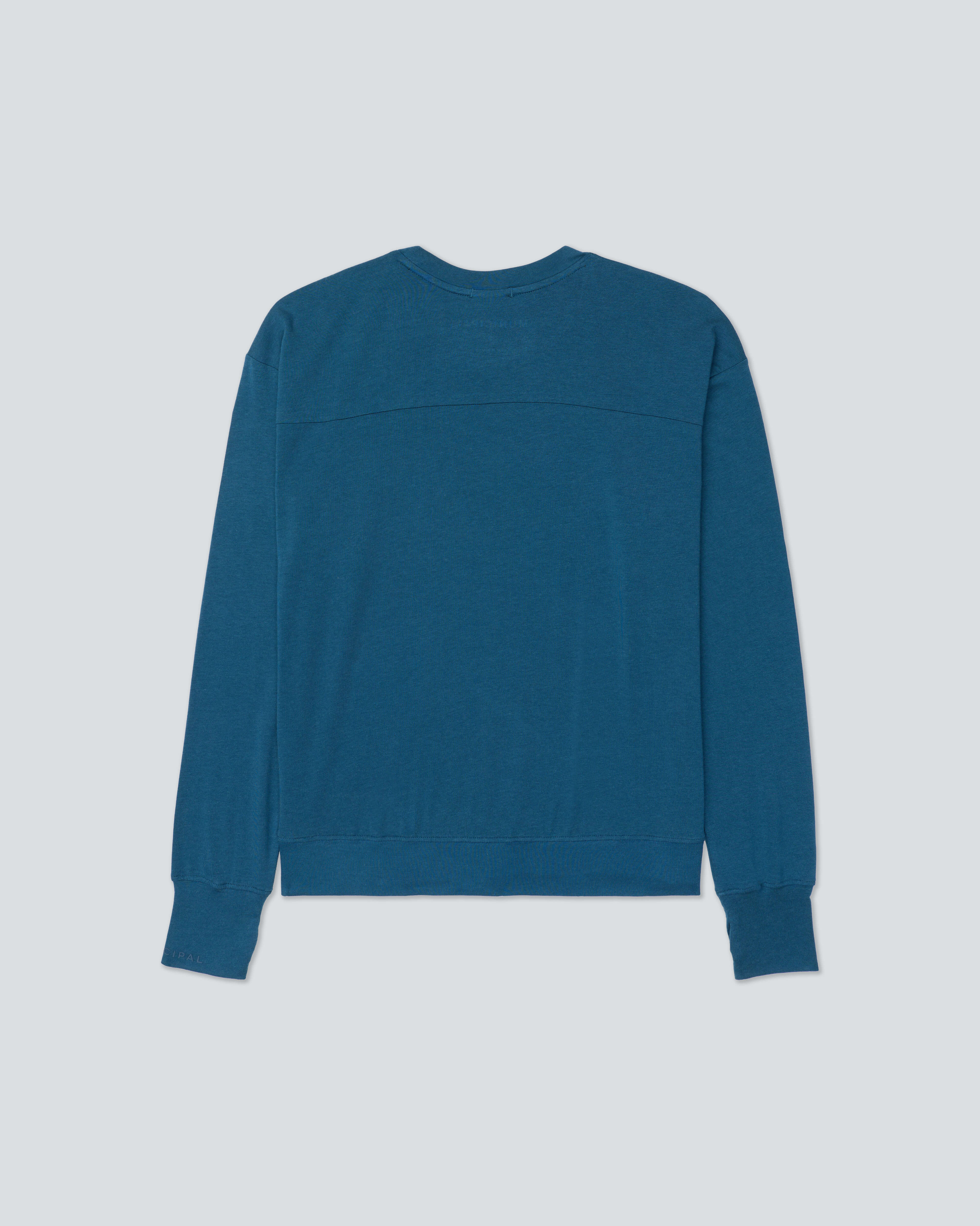 Women's New Favorite LS Top |Blue Wing| flat back