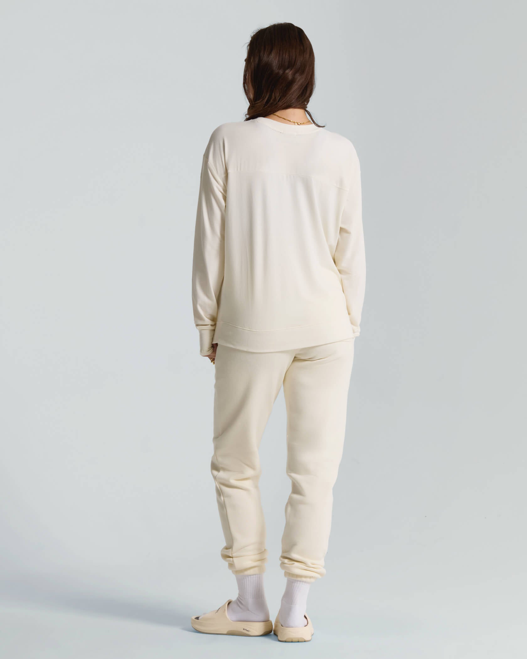 Women's New Favorite LS Top |Natural| back