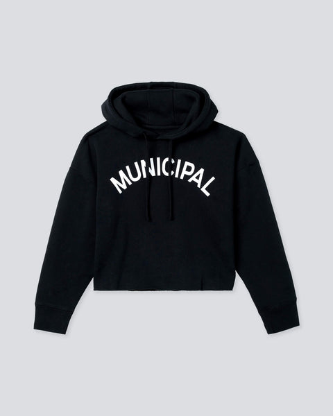 Women's Origin Hoodie in Black | MUNICIPAL