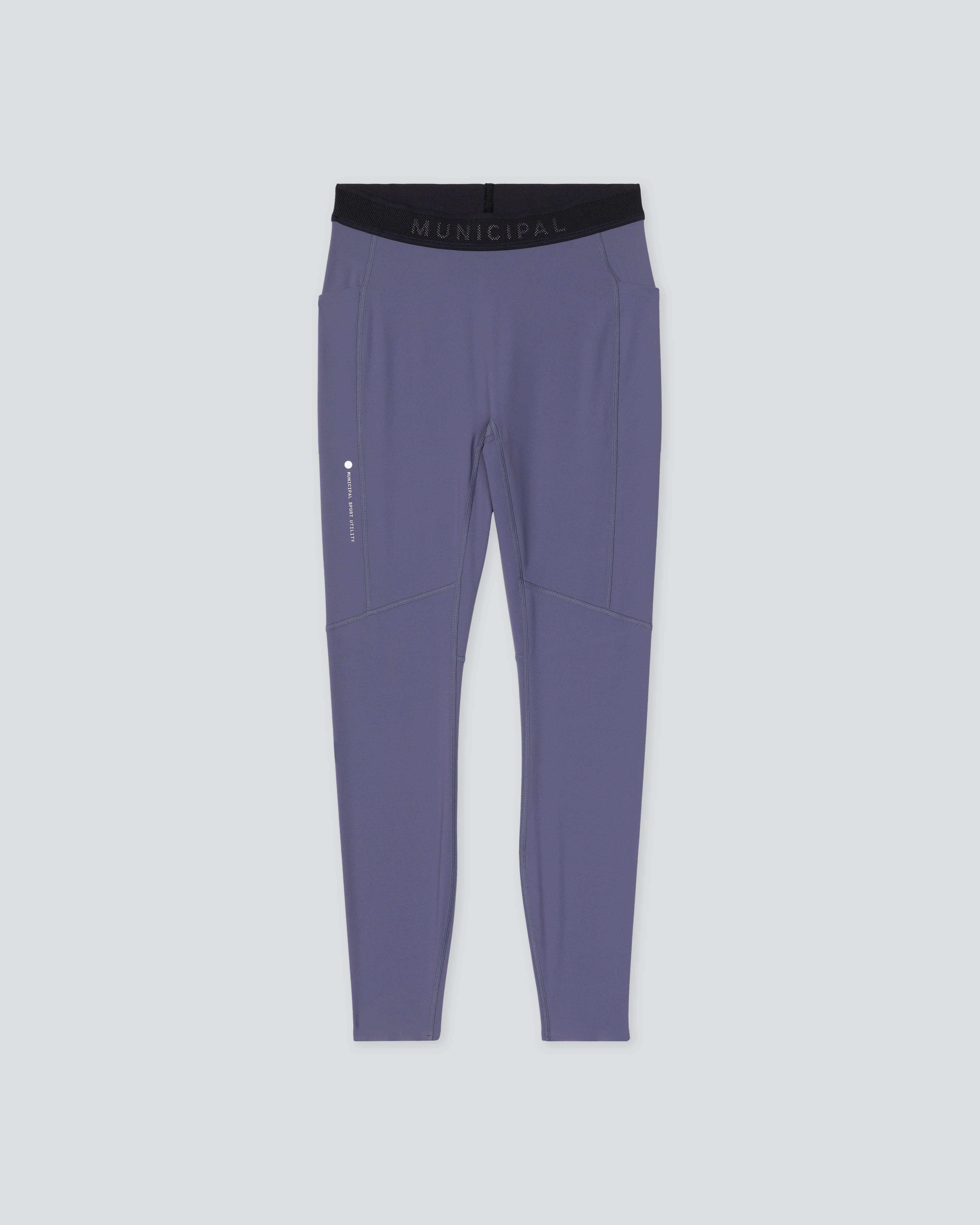 Women's Run Core Leggings |Graystone| flat front
