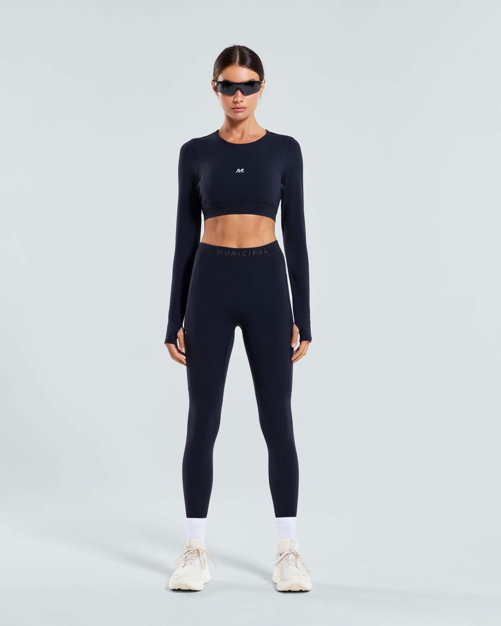 Women's Run Core LS Bra |Black| front