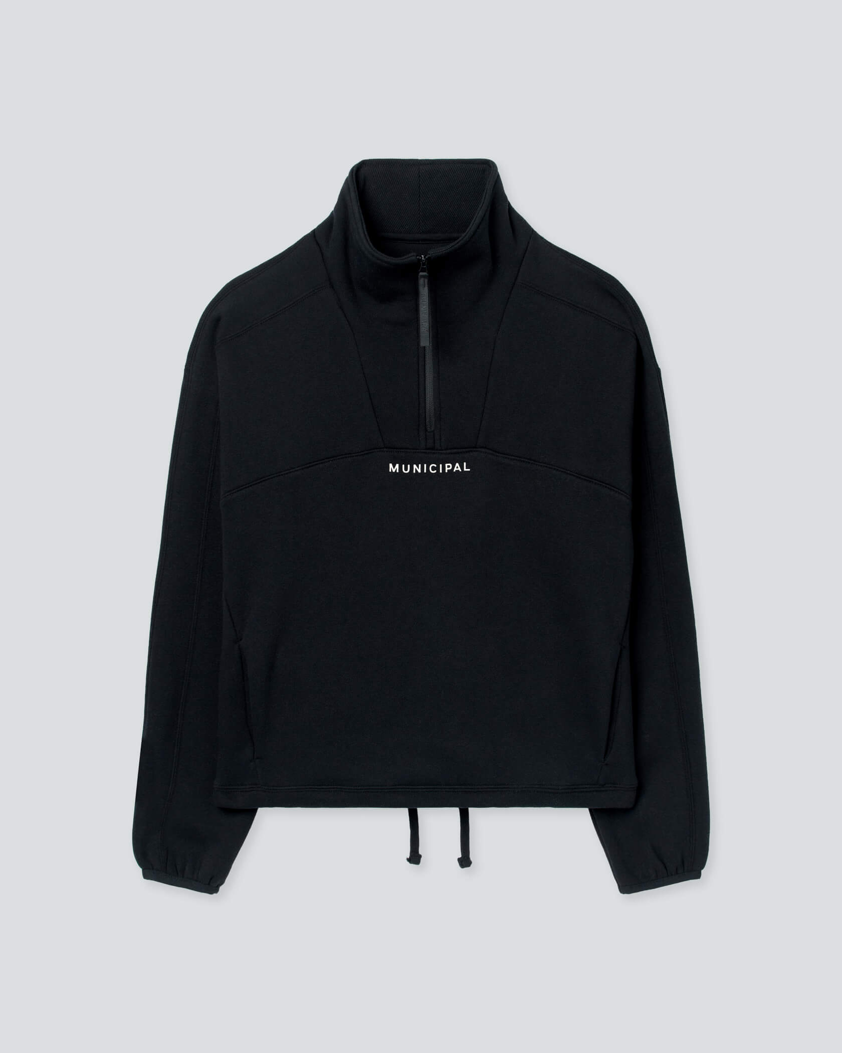 Women's Self-Made Half Zip |Black| hover